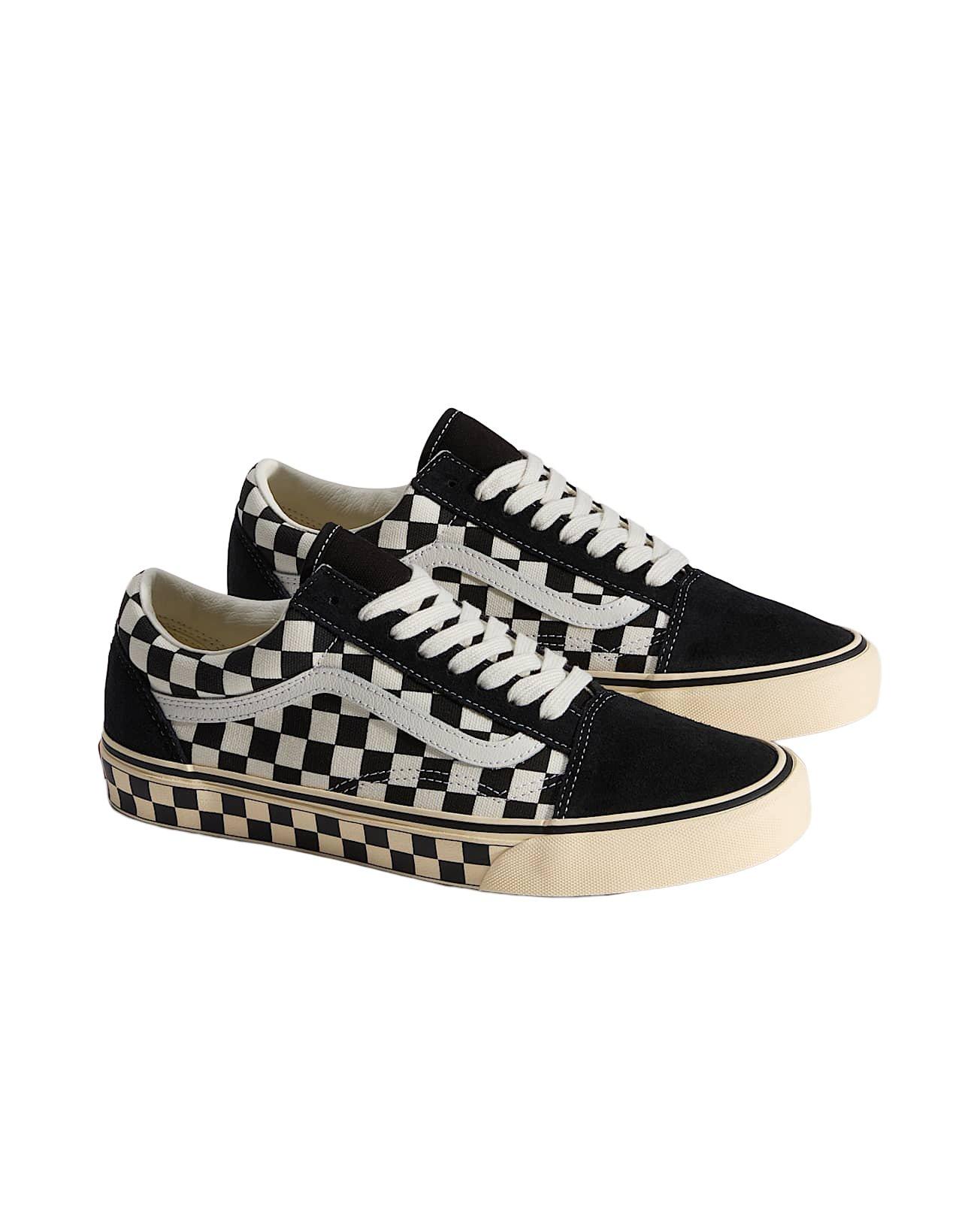 Vans Old Skool Checkerboard "Black/White" Unisex Shoe - BLACK/WHITE