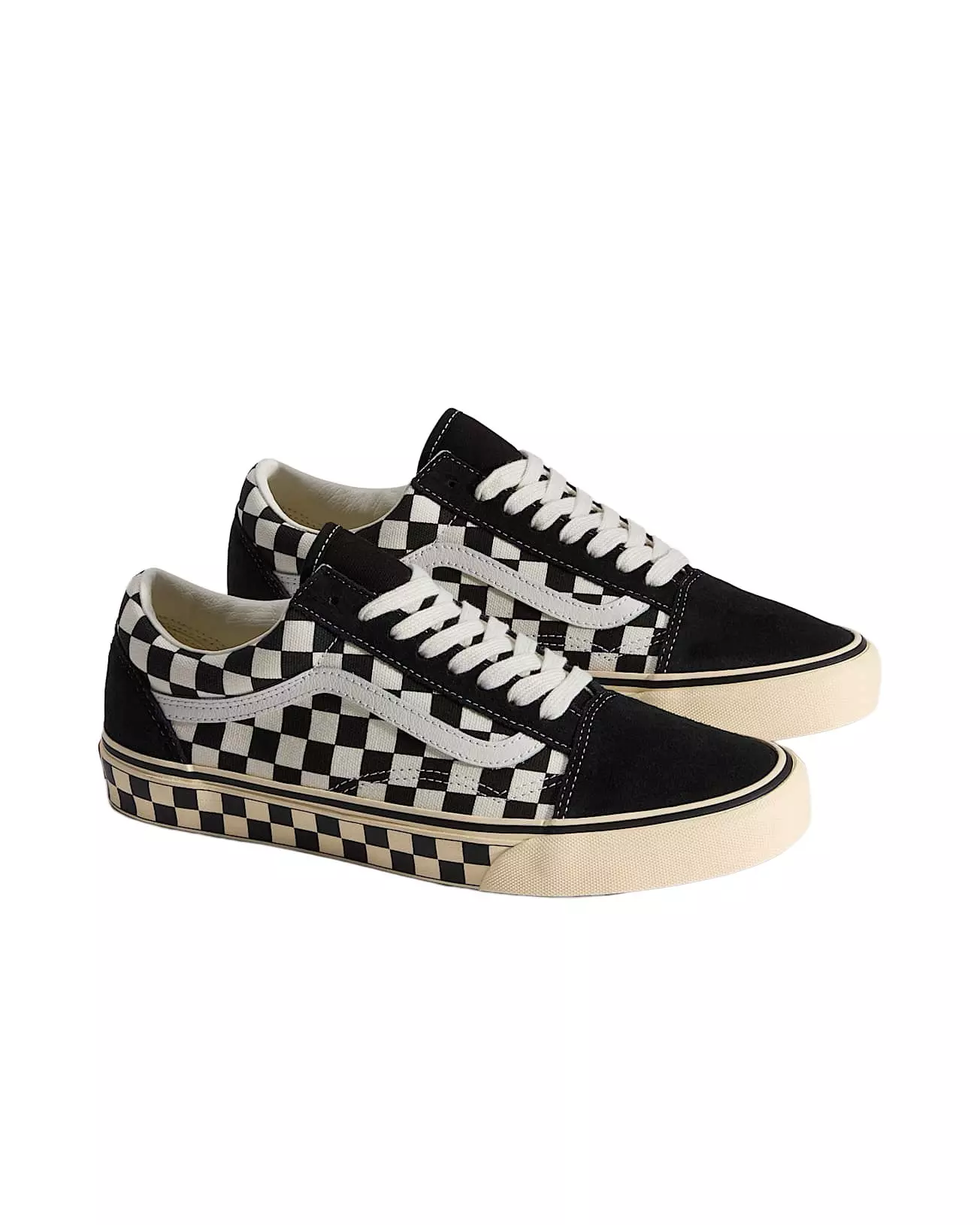 Vans Old Skool Checkerboard "Black/White" Unisex Shoe - BLACK/WHITE