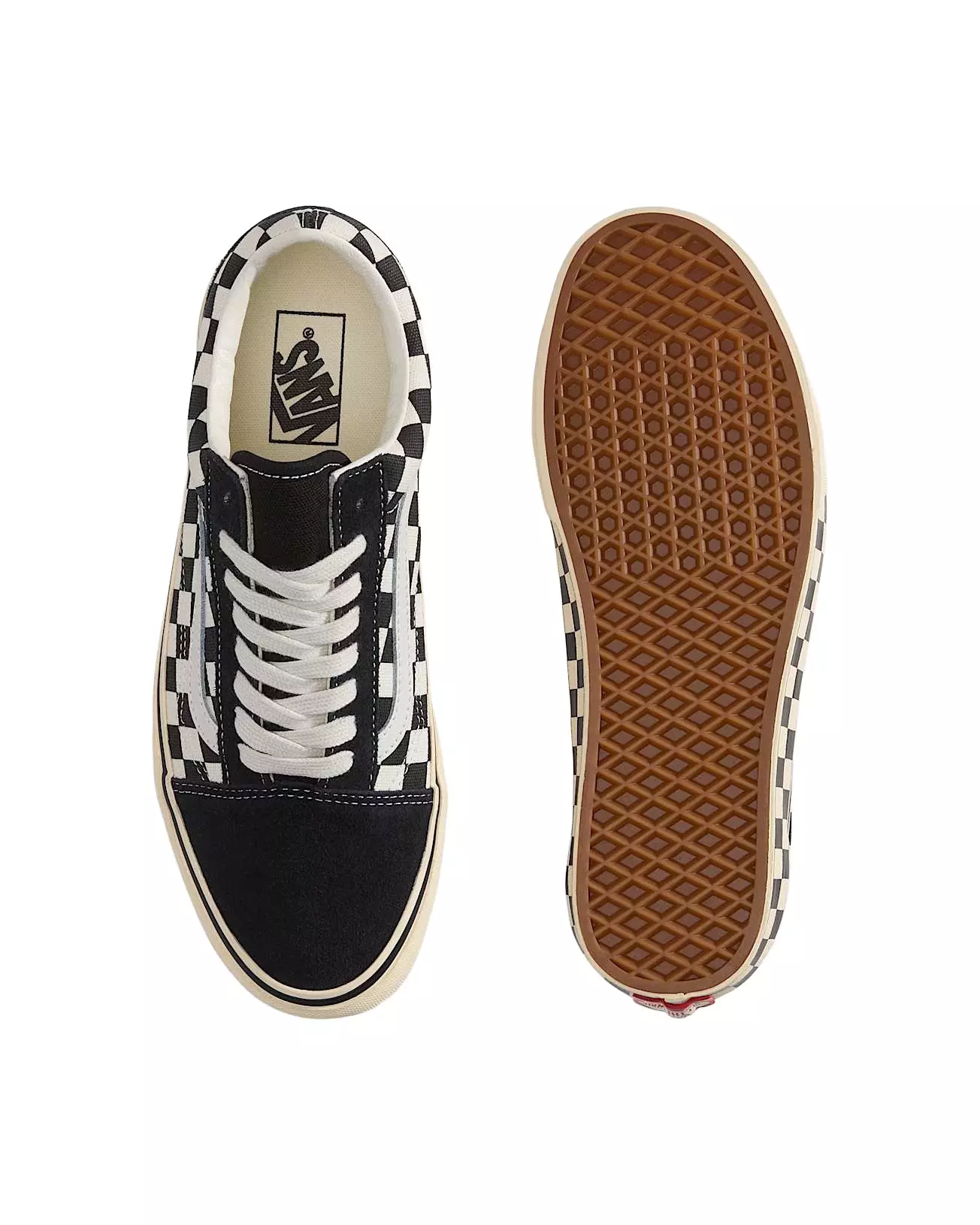 Vans Old Skool Checkerboard "Black/White" Unisex Shoe - BLACK/WHITE