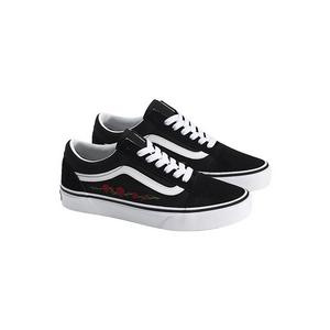 Vans Old Skool Embroidered Rose "Black/Red" Men's Shoe - BLACK/RED