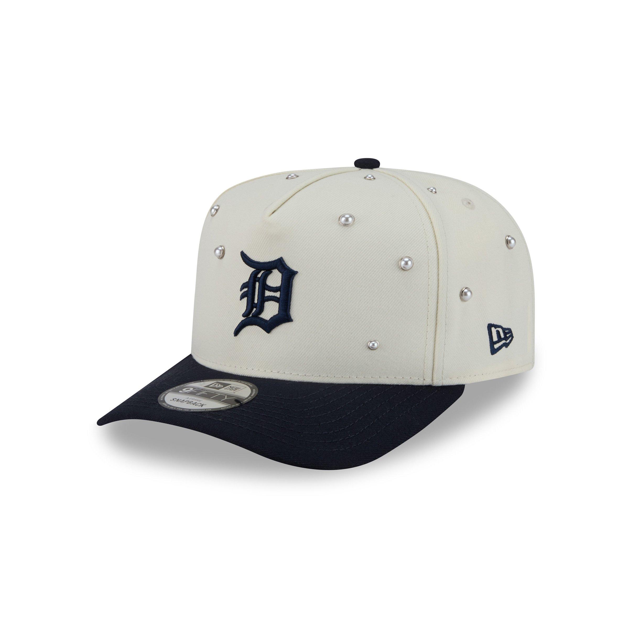 New Era Detroit Tigers 9FIFTY A-Frame Pearl All Over Print Snapback Hat - Navy - NAVY