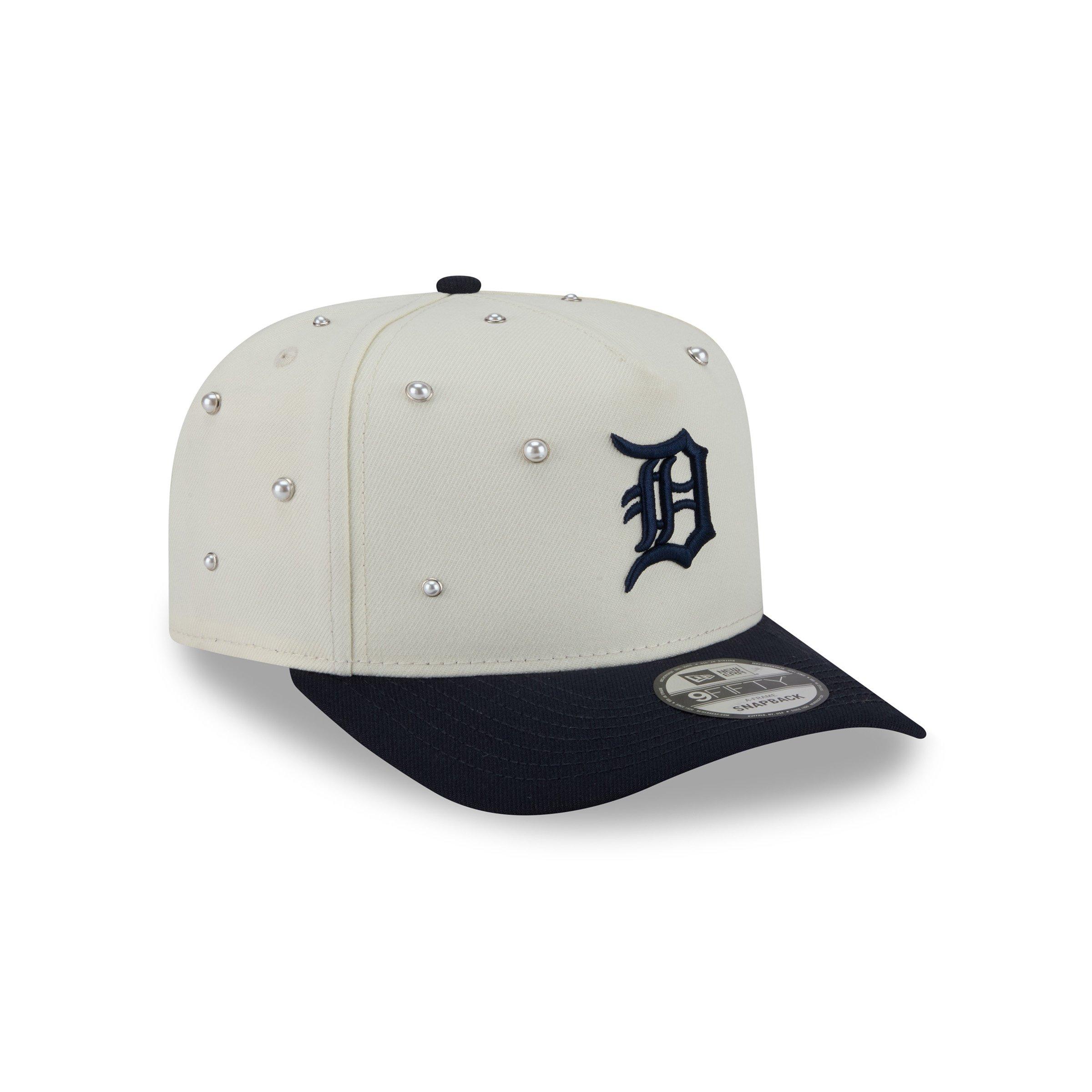 New Era Detroit Tigers 9FIFTY A-Frame Pearl All Over Print Snapback Hat - Navy - NAVY