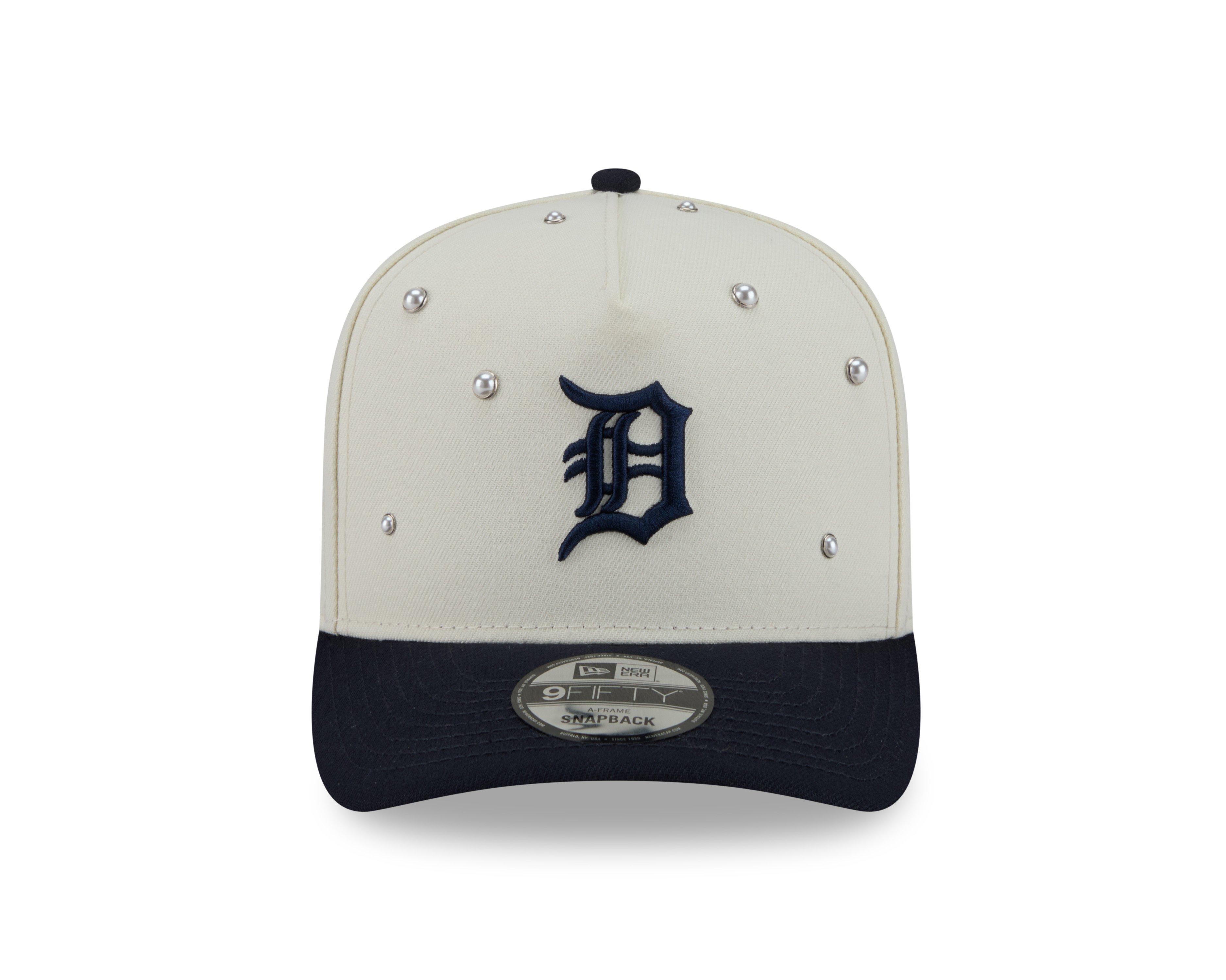 New Era Detroit Tigers 9FIFTY A-Frame Pearl All Over Print Snapback Hat - Navy - NAVY