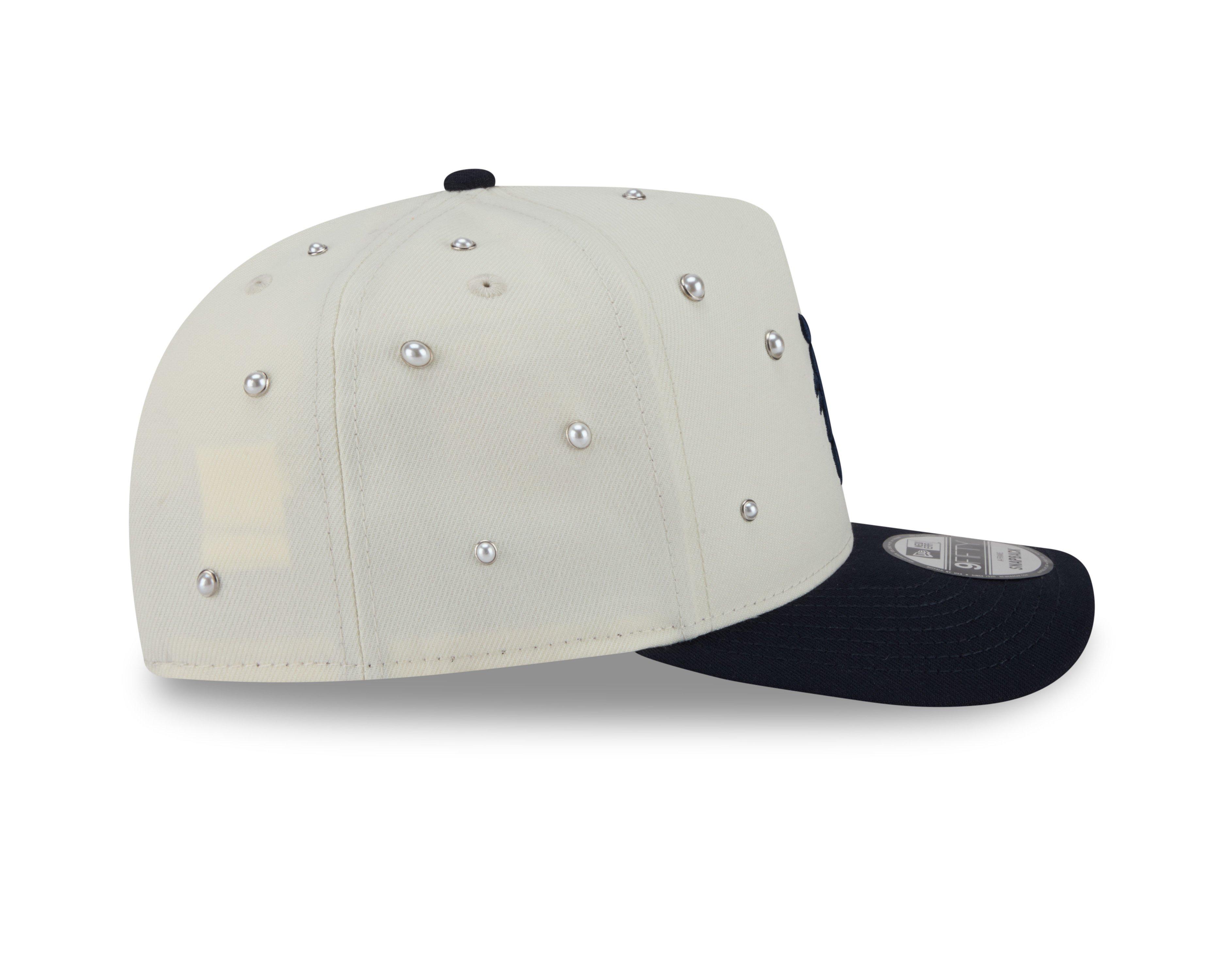 New Era Detroit Tigers 9FIFTY A-Frame Pearl All Over Print Snapback Hat - Navy - NAVY