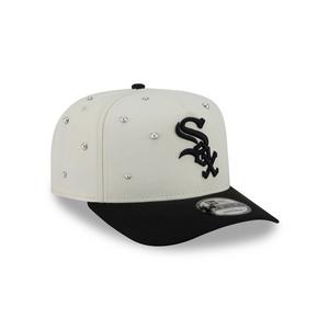 New Era Chicago White Sox 9FIFTY A-Frame Pearl All Over Print Snapback Hat - Black - BLACK