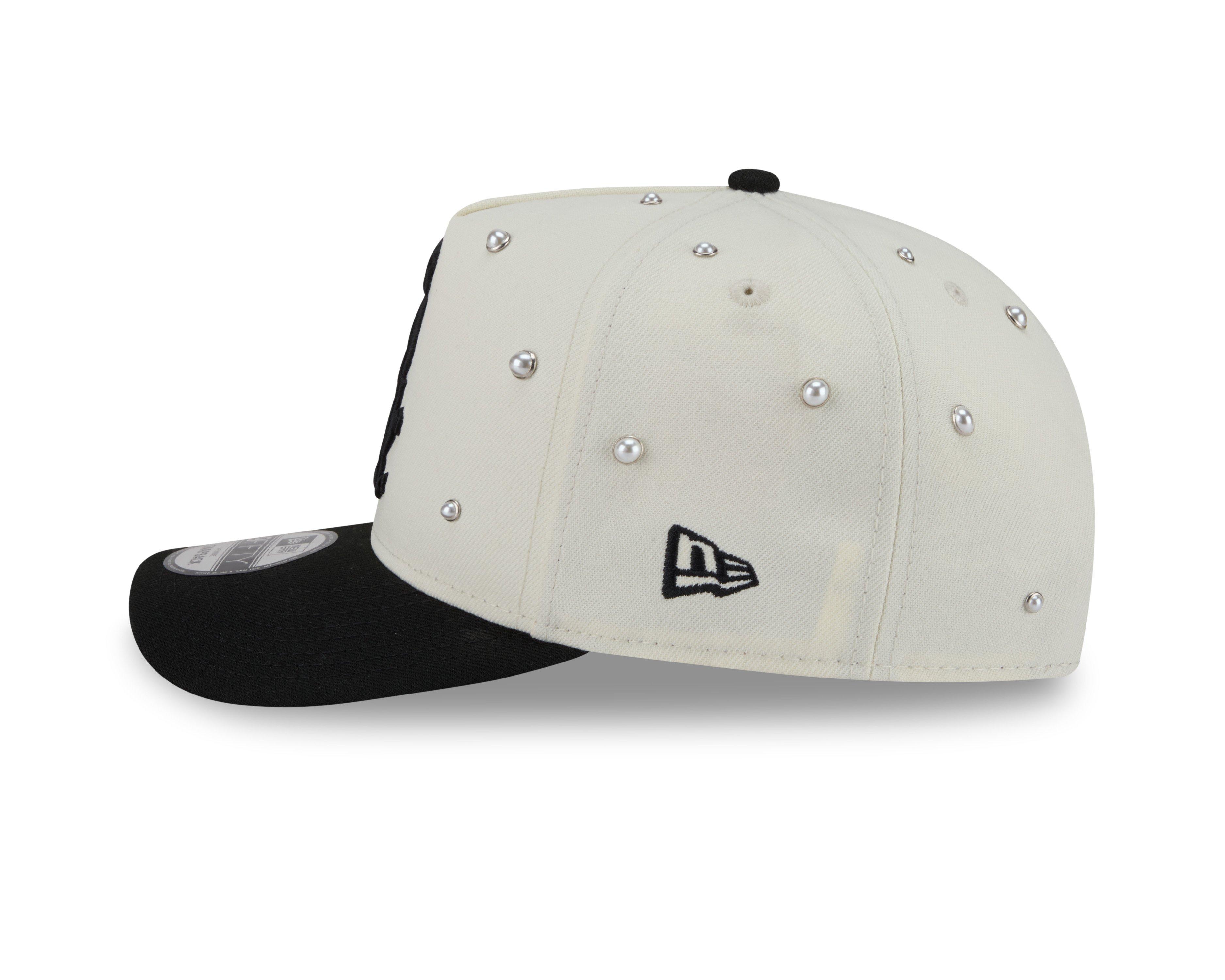 New Era Chicago White Sox 9FIFTY A-Frame Pearl All Over Print Snapback Hat - Black - BLACK