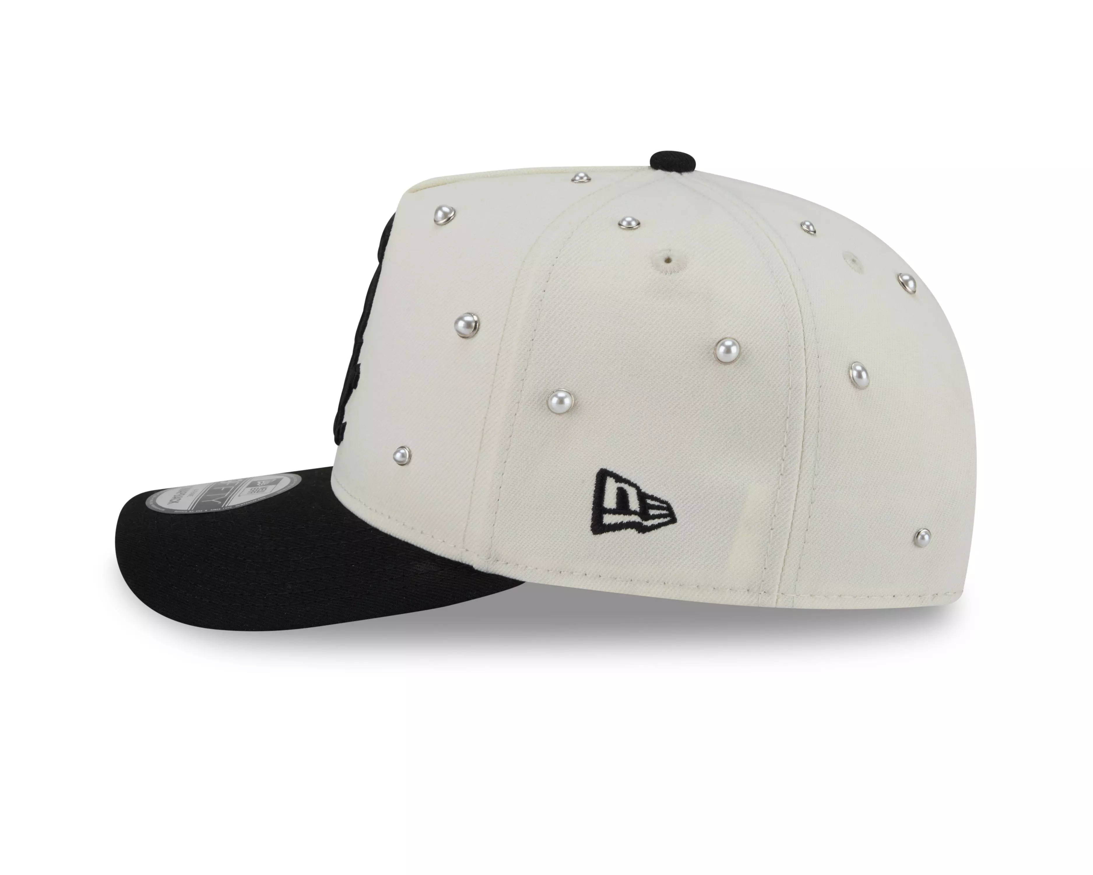 New Era Chicago White Sox 9FIFTY A-Frame Pearl All Over Print Snapback Hat - Black - BLACK