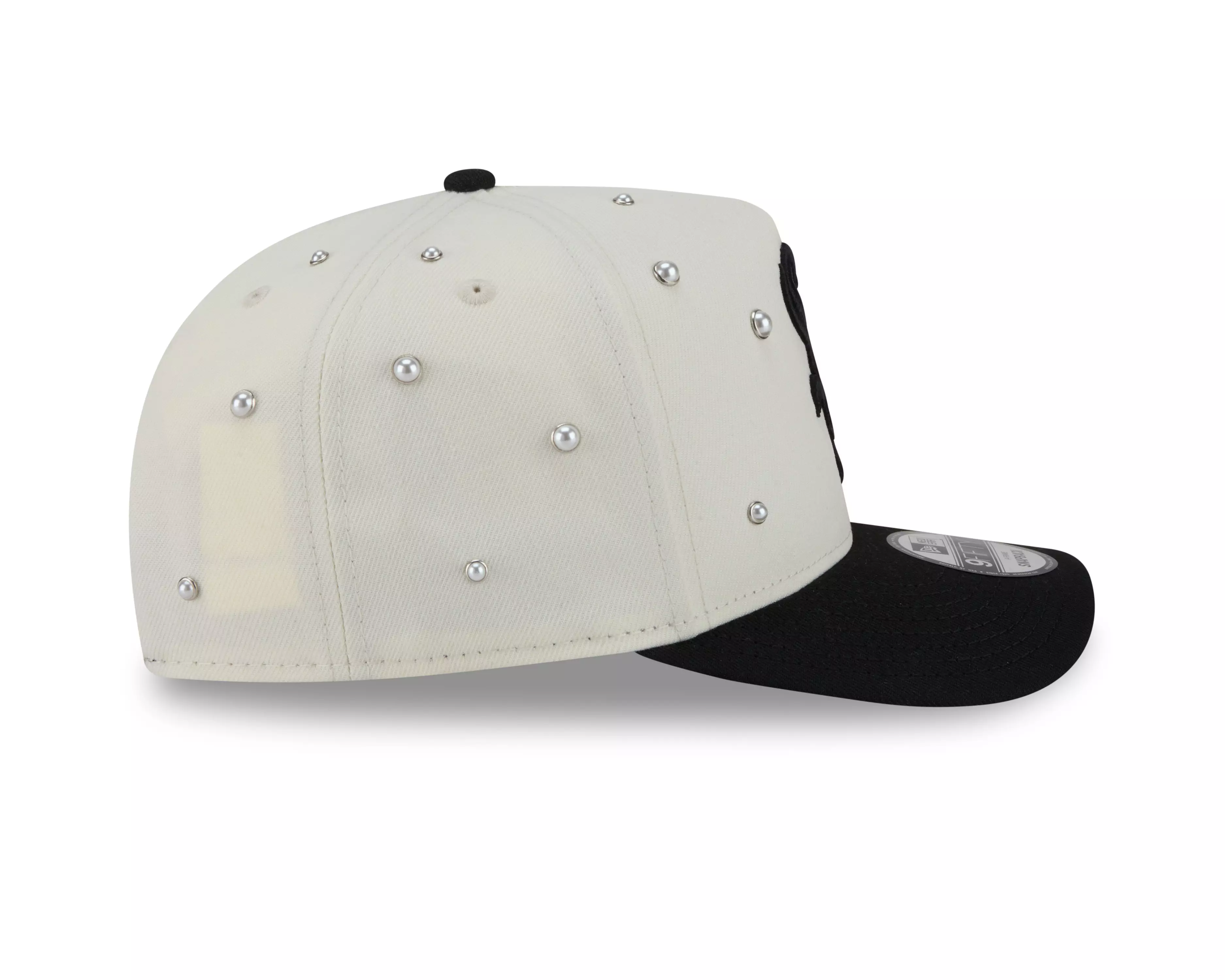 New Era Chicago White Sox 9FIFTY A-Frame Pearl All Over Print Snapback Hat - Black - BLACK