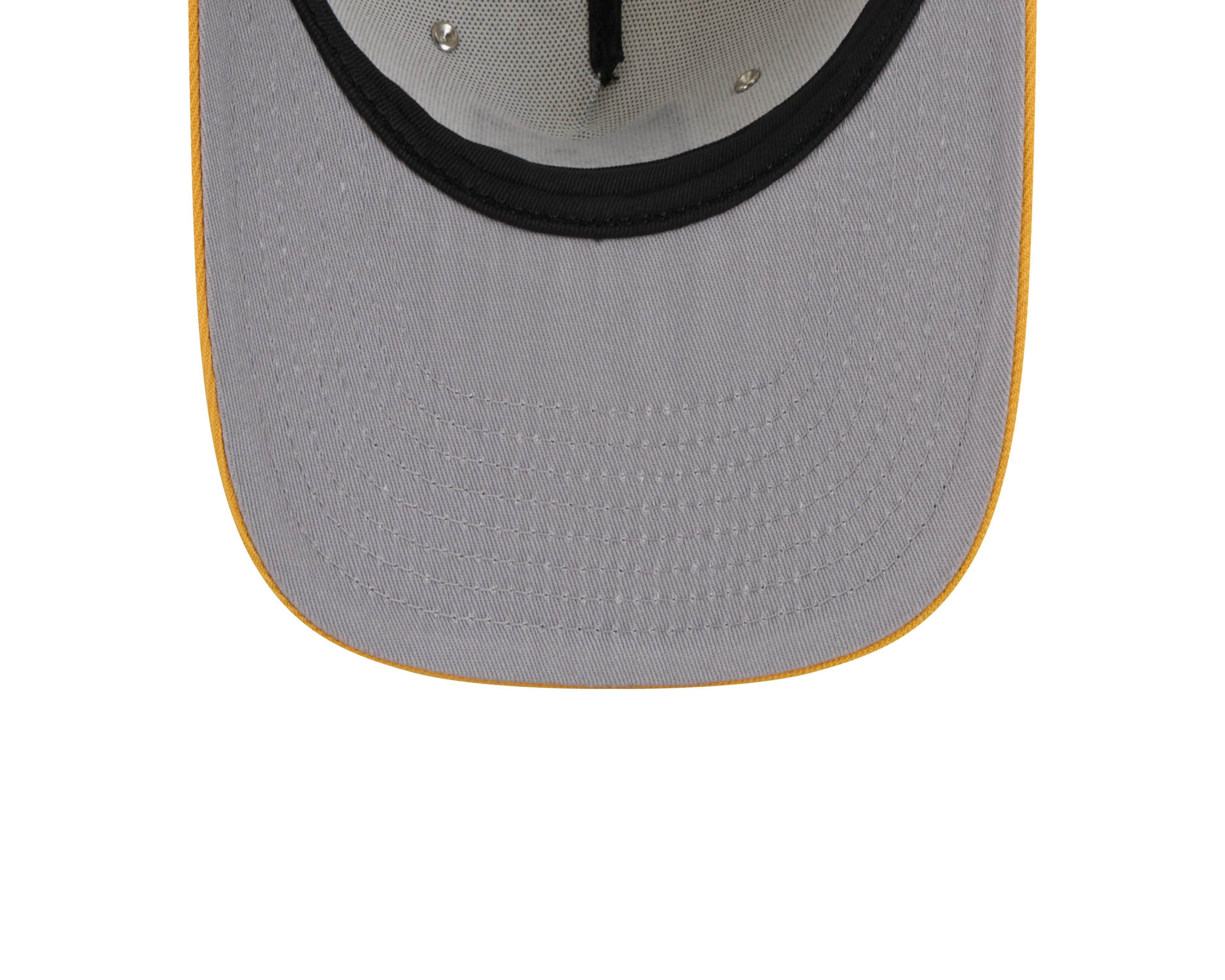 New Era Pittsburgh Pirates 9FIFTY A-Frame Pearl All Over Print Snapback Hat - Yellow - YELLOW