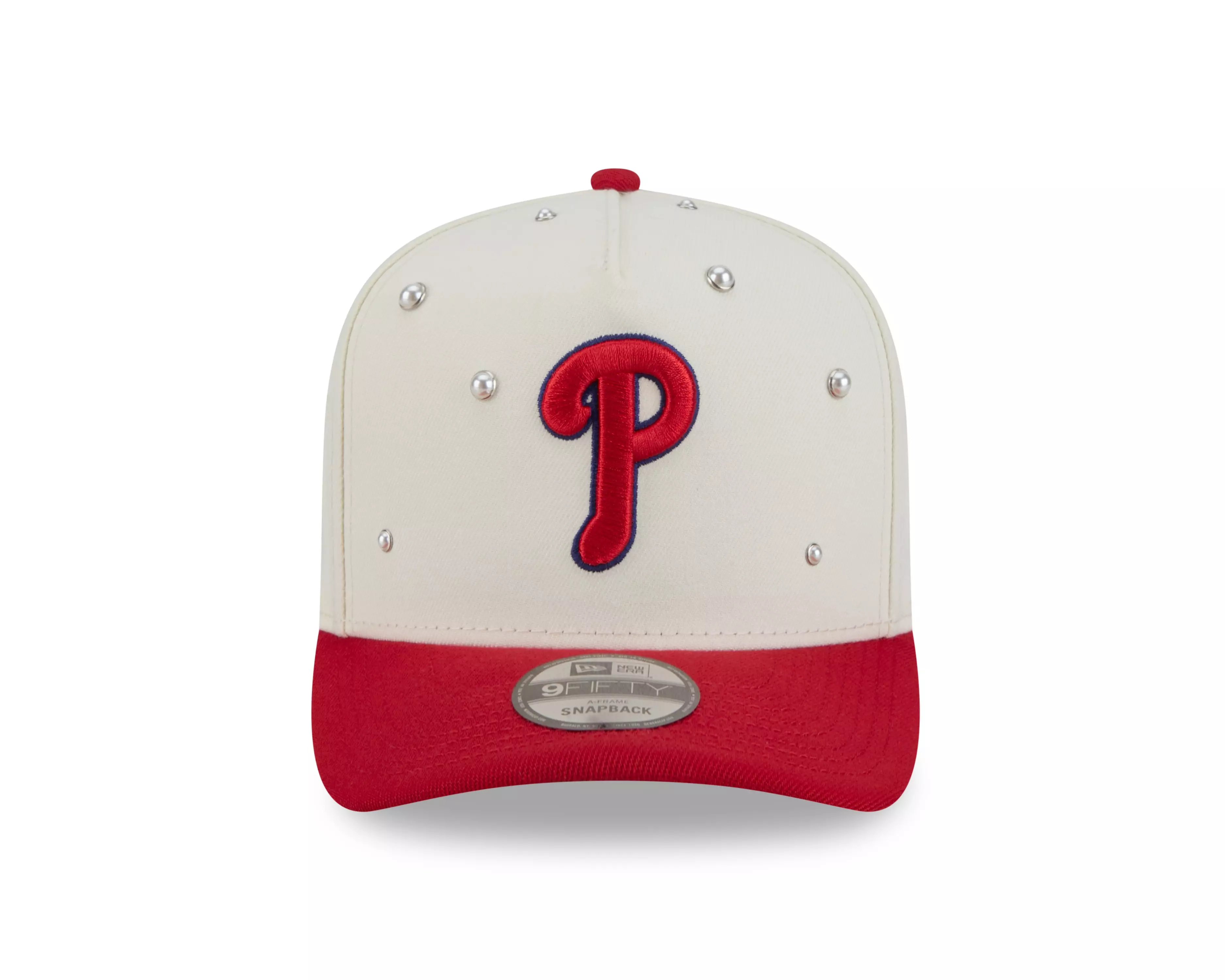 New Era Philadelphia Phillies 9FIFTY A-Frame Pearl All Over Print Snapback Hat - Red - RED