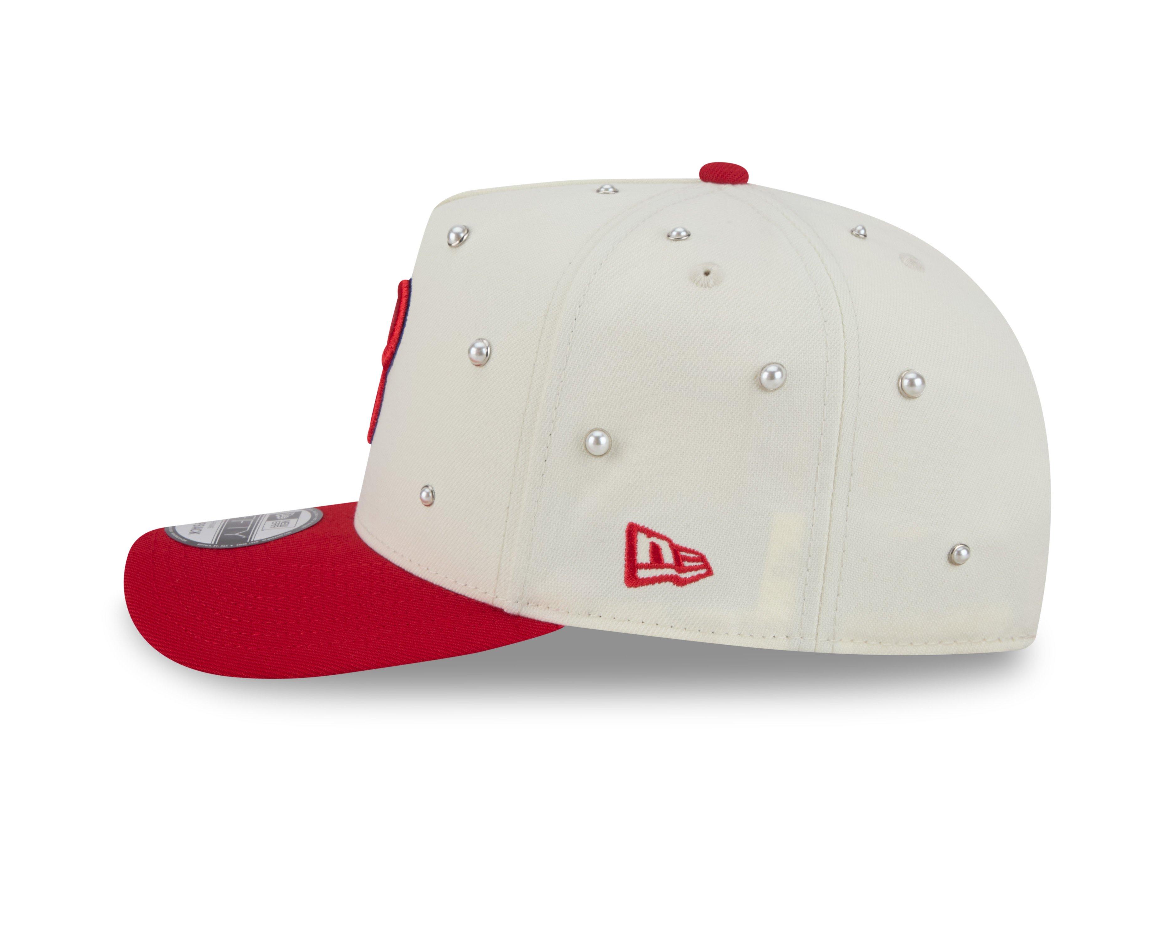 New Era Philadelphia Phillies 9FIFTY A-Frame Pearl All Over Print Snapback Hat - Red - RED