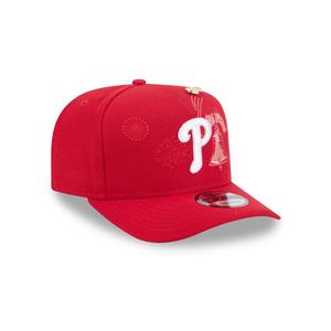 New Era Philadelphia Phillies 9FIFTY A-Frame Embroidered Pennant Snapback Hat - Red - RED