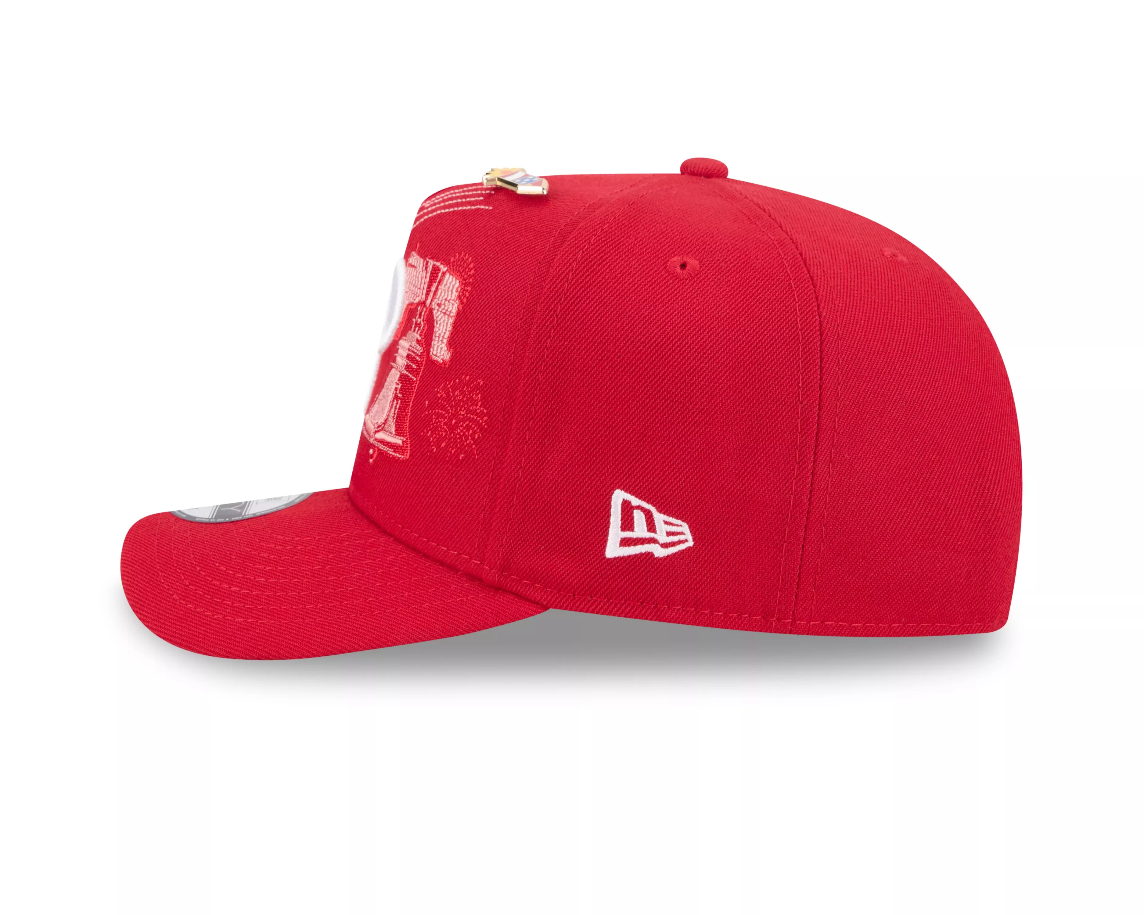 New Era Philadelphia Phillies 9FIFTY A-Frame Embroidered Pennant Snapback Hat - Red - RED