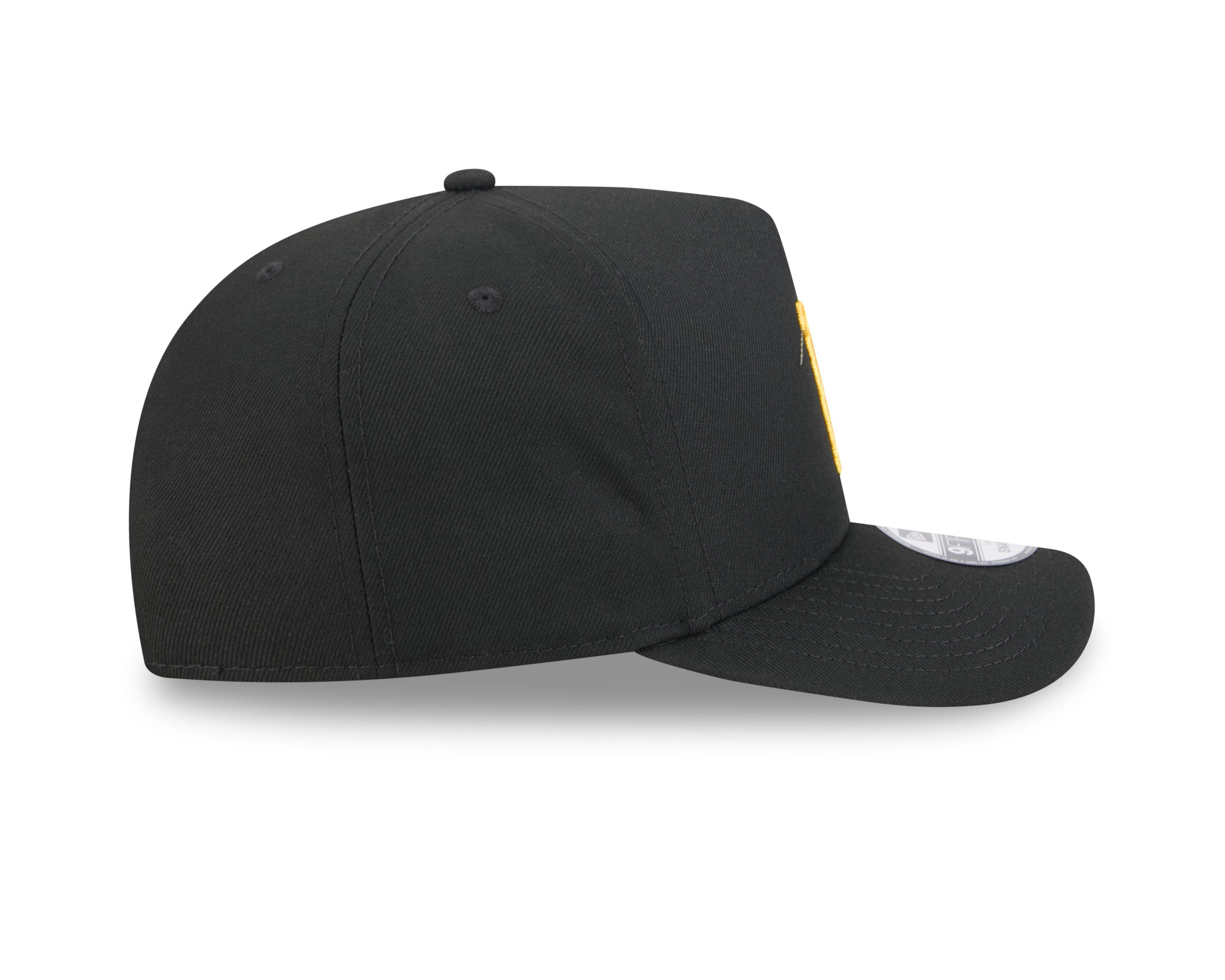 New Era Pittsburgh Pirates 9FIFTY A-Frame Embroidered Pennant Snapback Hat - Black - BLACK