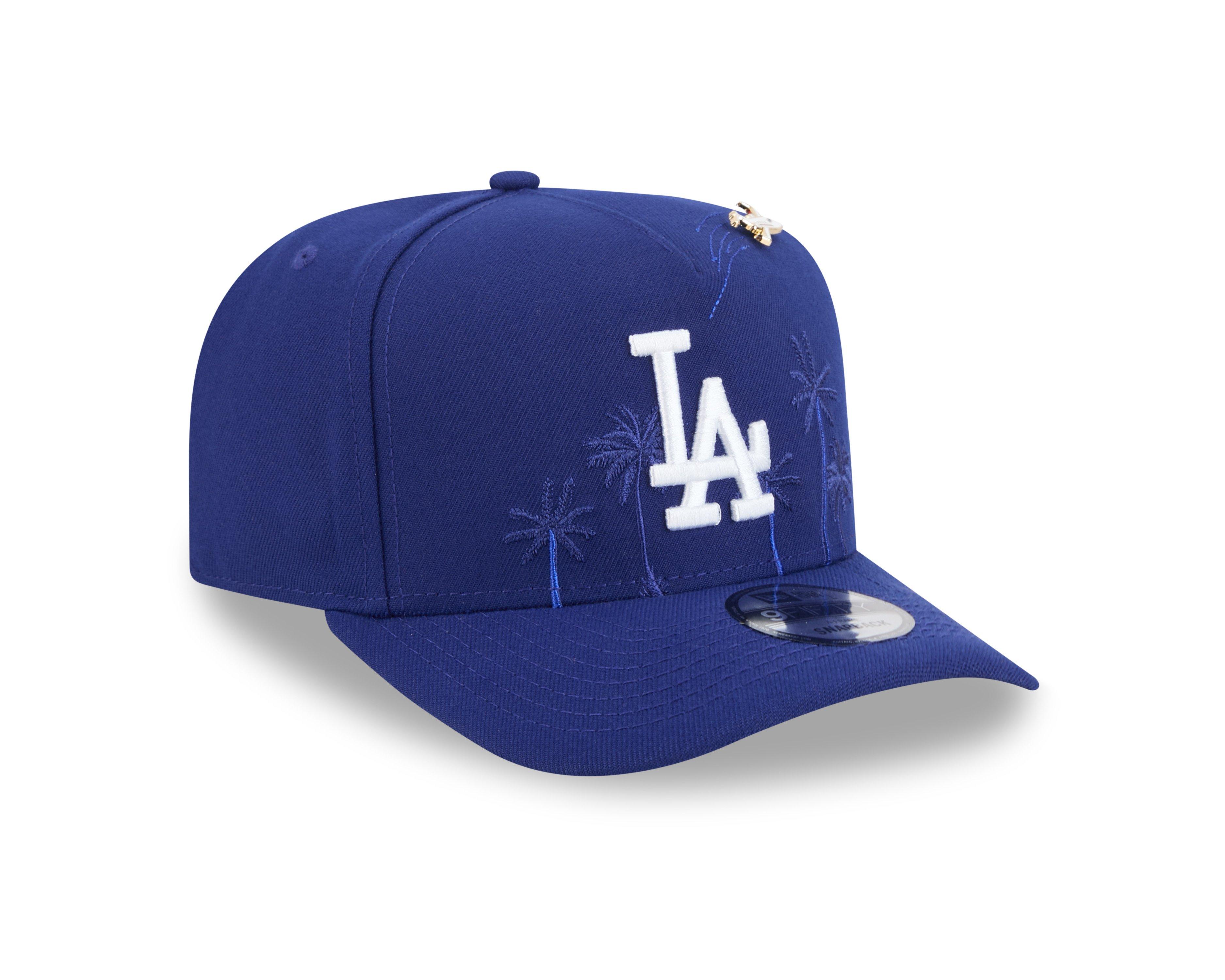 New Era Los Angeles Dodgers 9FIFTY A-Frame Embroidered Pennant Snapback Hat - Blue - BLUE
