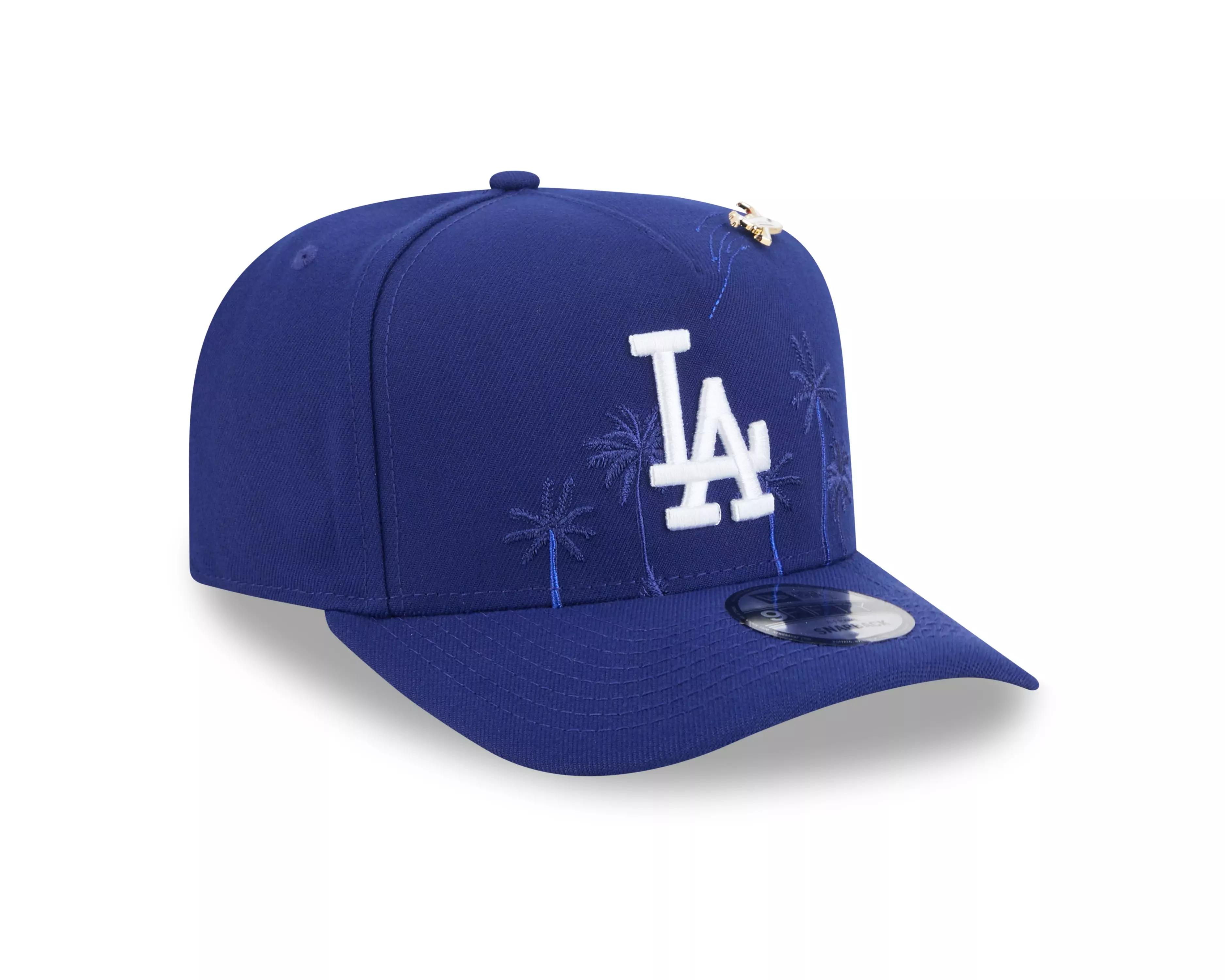 New Era Los Angeles Dodgers 9FIFTY A-Frame Embroidered Pennant Snapback Hat - Blue - BLUE