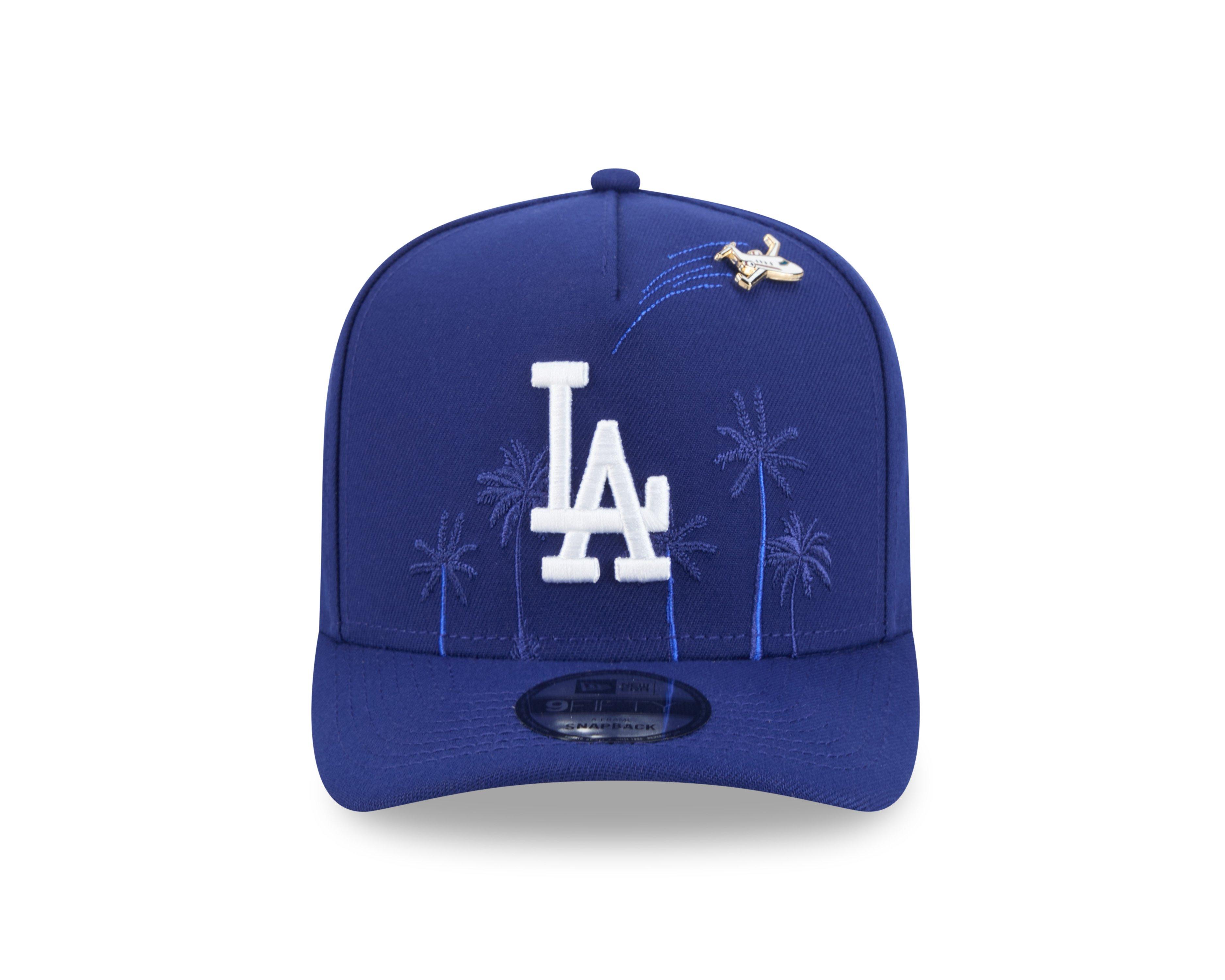 New Era Los Angeles Dodgers 9FIFTY A-Frame Embroidered Pennant Snapback Hat - Blue - BLUE