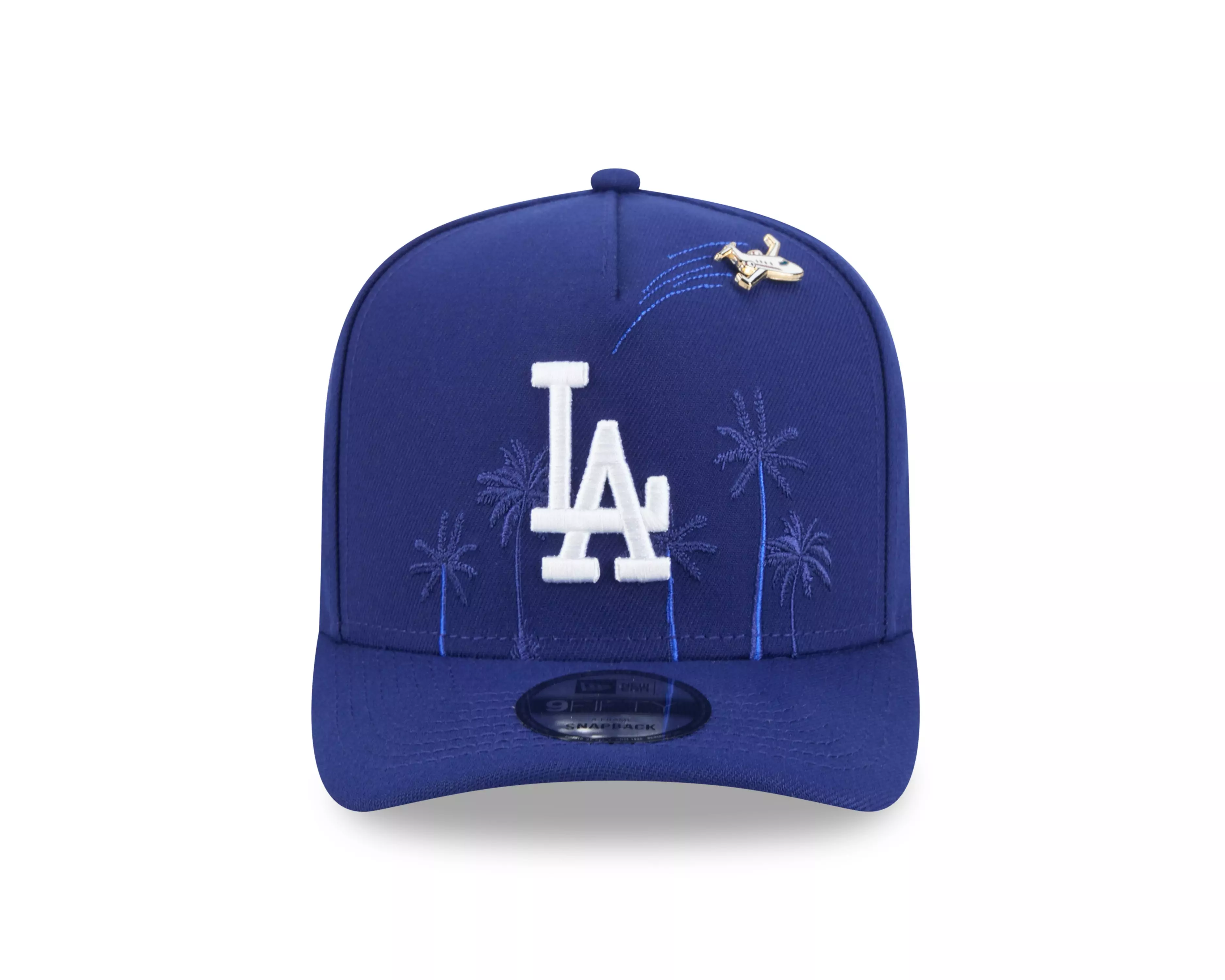 New Era Los Angeles Dodgers 9FIFTY A-Frame Embroidered Pennant Snapback Hat - Blue - BLUE