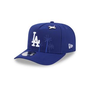 New Era Los Angeles Dodgers 9FIFTY A-Frame Embroidered Pennant Snapback Hat - Blue - BLUE