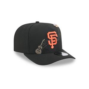 New Era San Francisco Giants 9FIFTY A-Frame Embroidered Pennant Snapback Hat - Black - BLACK