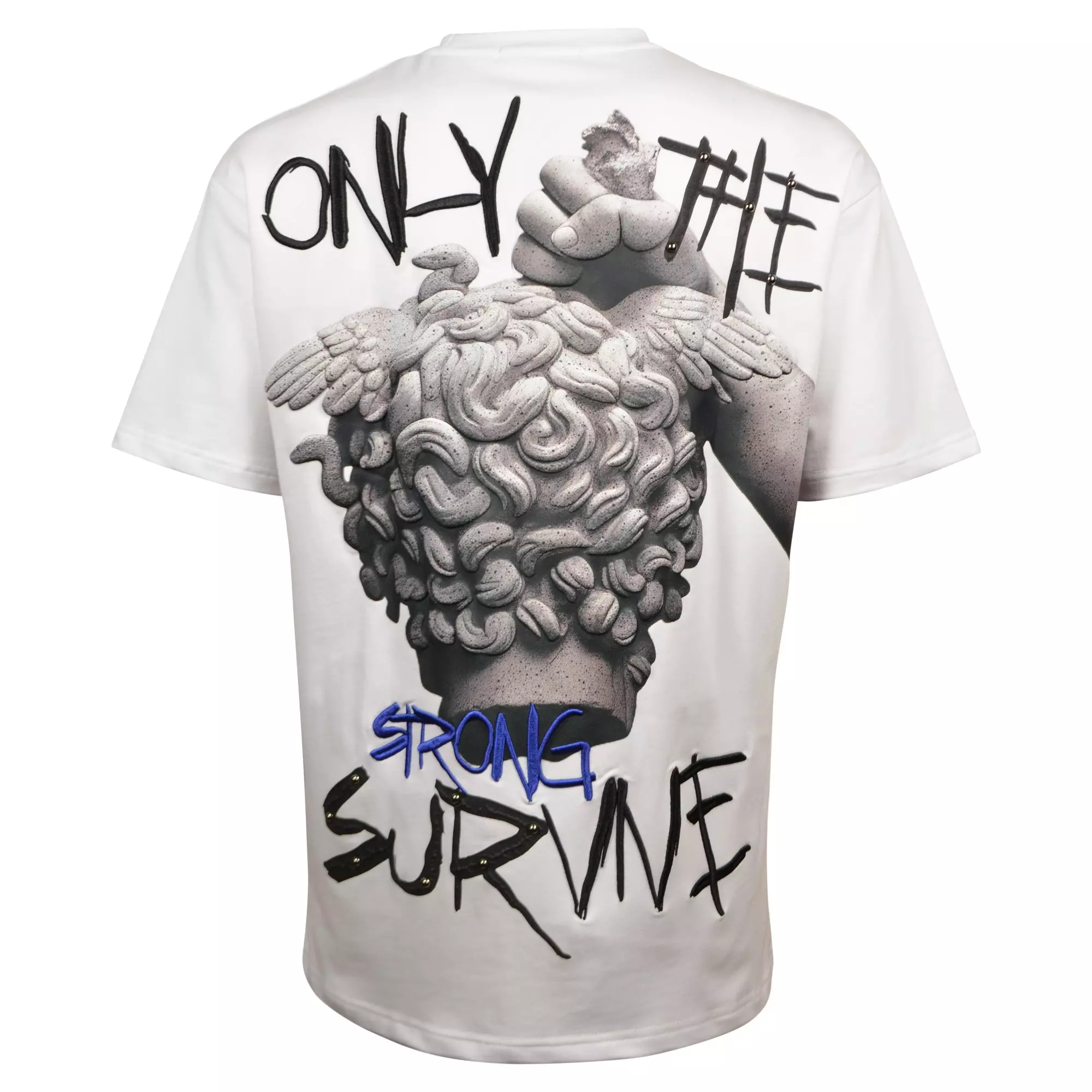 Streetz Iz Watchin Men's Pray For The Weak - WHITE