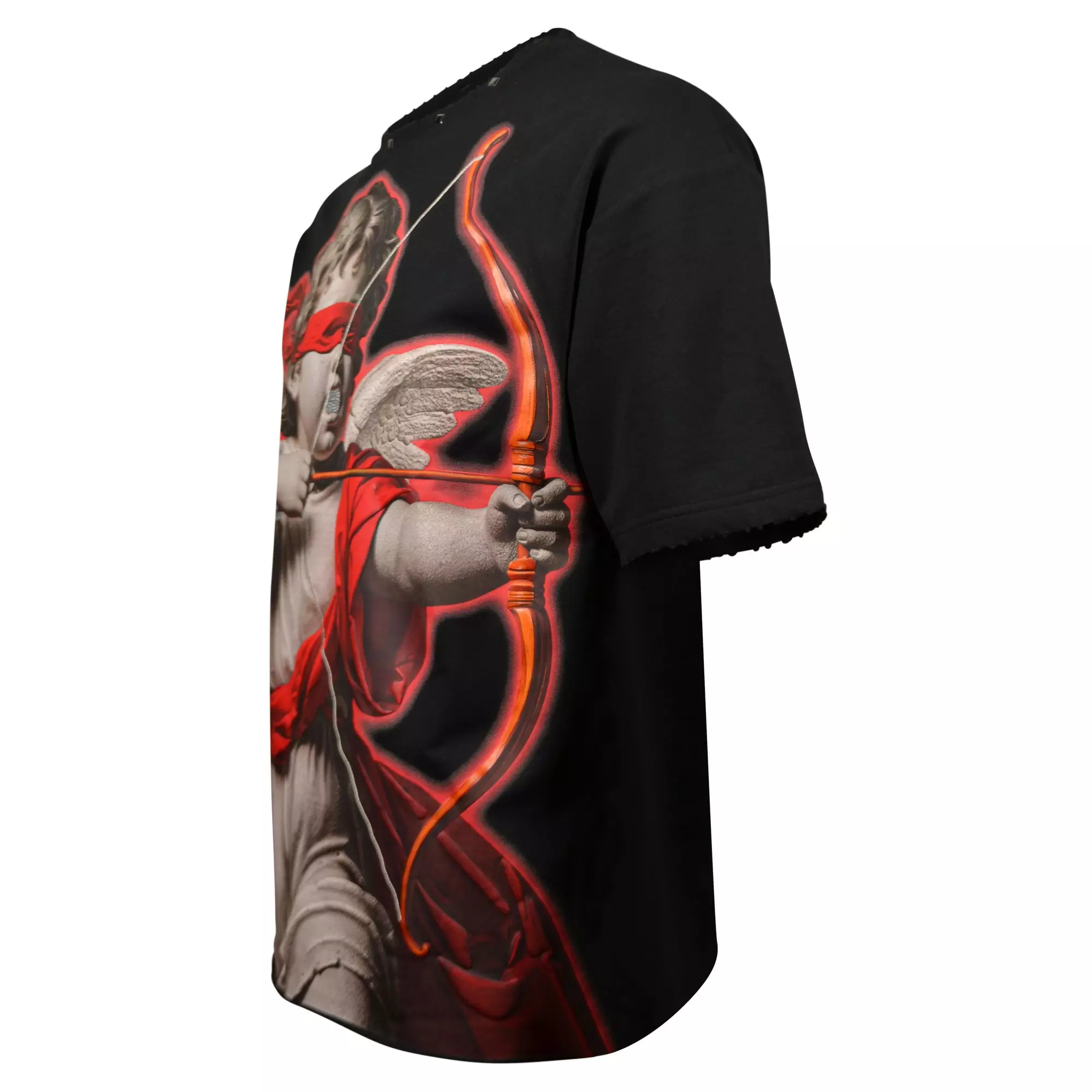 Streetz Iz Watchin Men's Shoot Your Shot Cropped Tee - BLACK