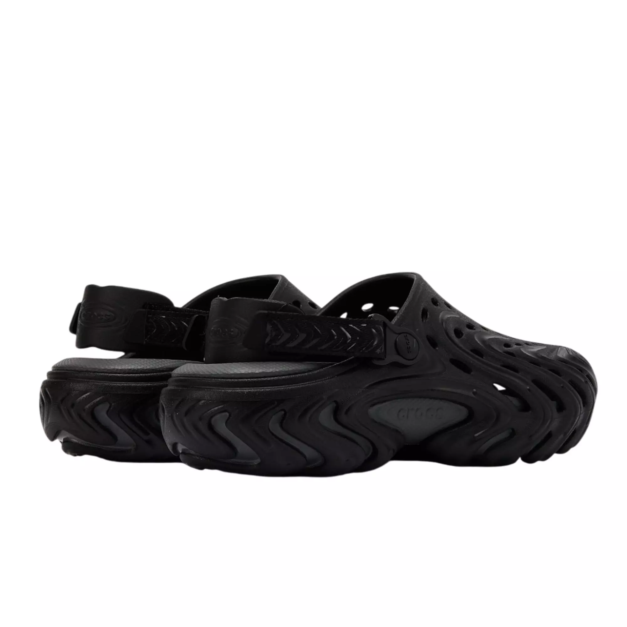 Crocs Echo II "Chrome Black" Clog - CHROME/BLACK