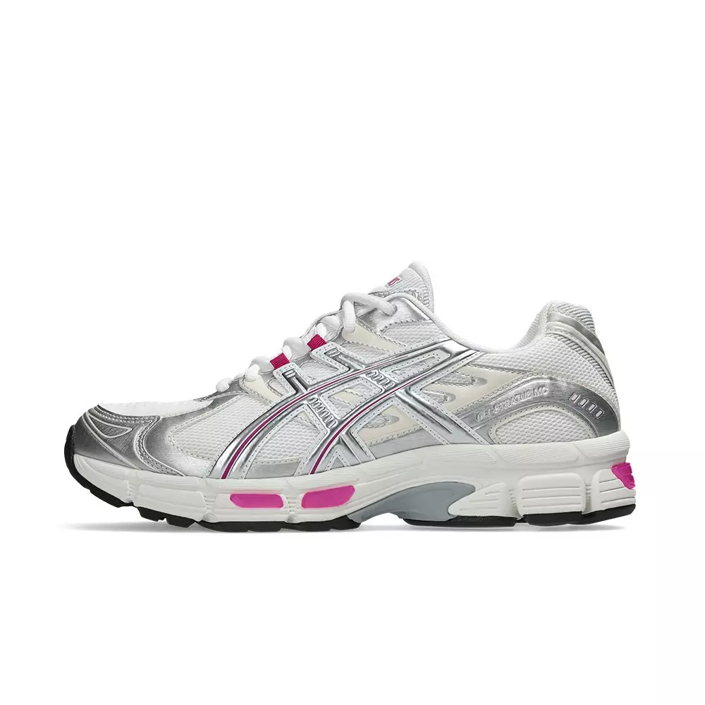 ASICS GEL-STRATUS MC "Raspberry" Shoe - WHITE/RASPBERRY