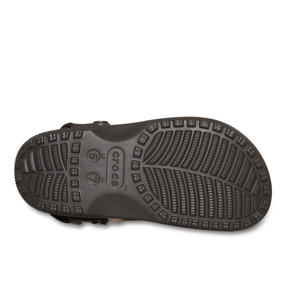 Crocs Crafted Pony Hair "Espresso" Women's Clog - BROWN/WHITE