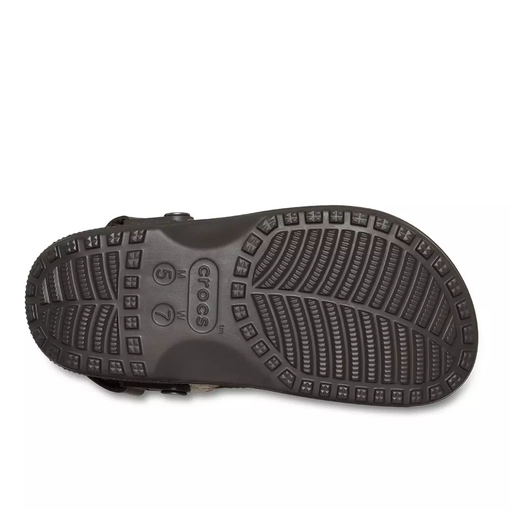 Crocs Crafted Pony Hair "Espresso" Women's Clog - BROWN/WHITE