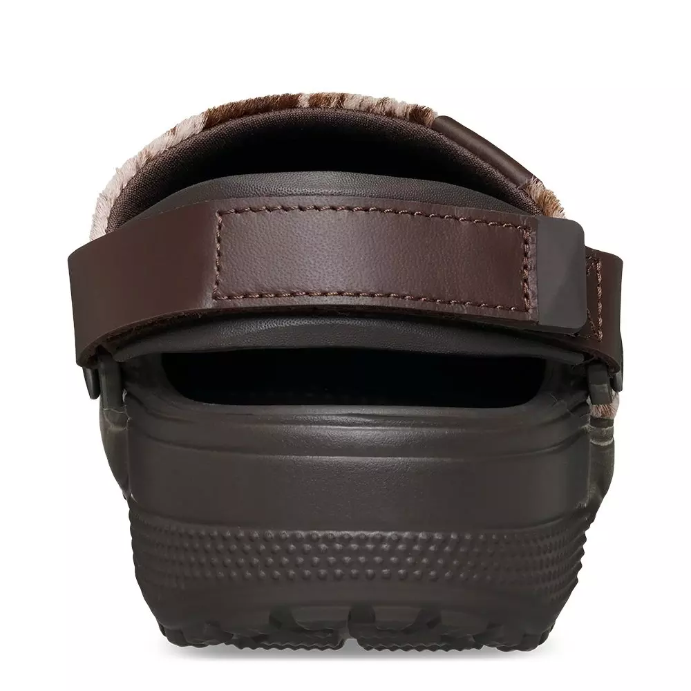 Crocs Crafted Pony Hair "Espresso" Women's Clog - BROWN/WHITE