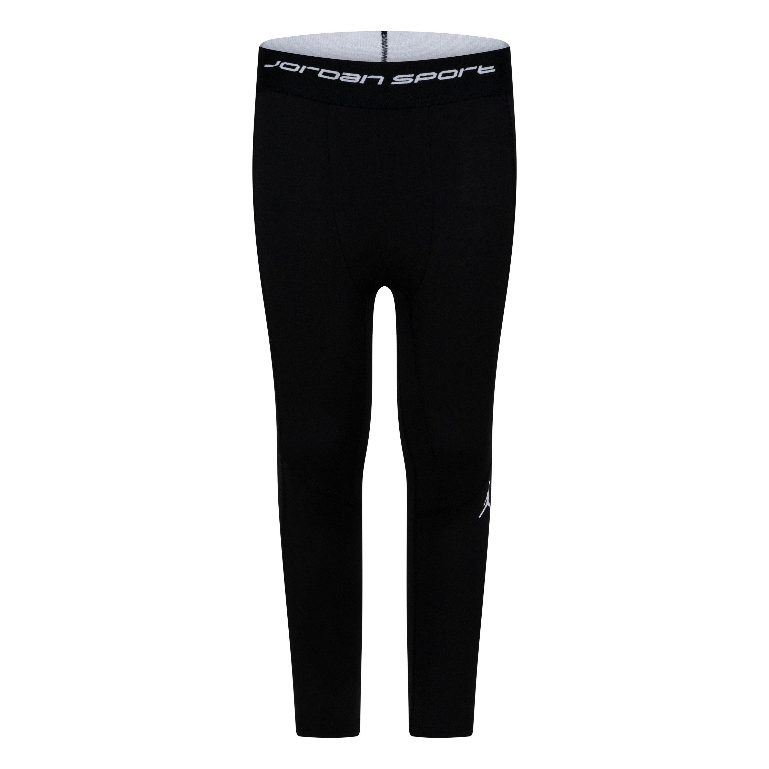 Jordan Big Kids' Dry Fit Compression Pants - BLACK Thumbnail View 5
