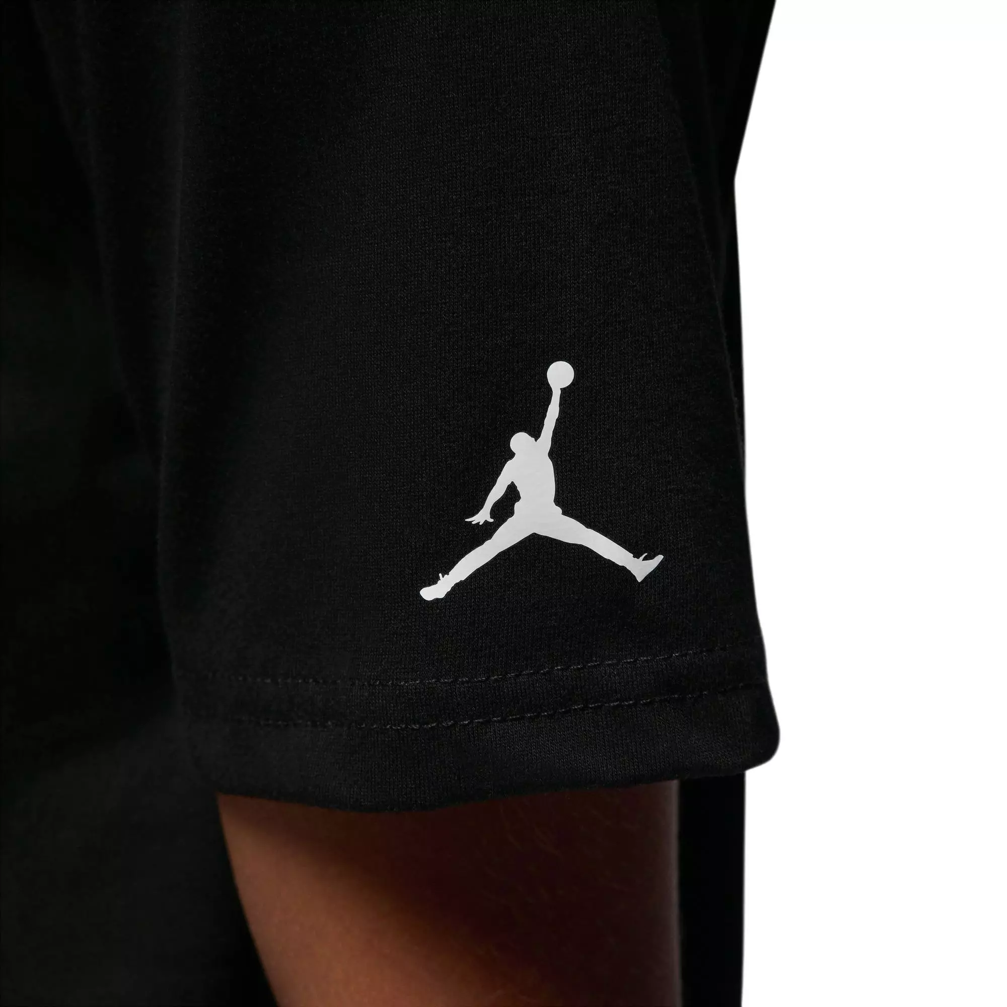 Jordan Big Kids' Compression Tee - BLACK