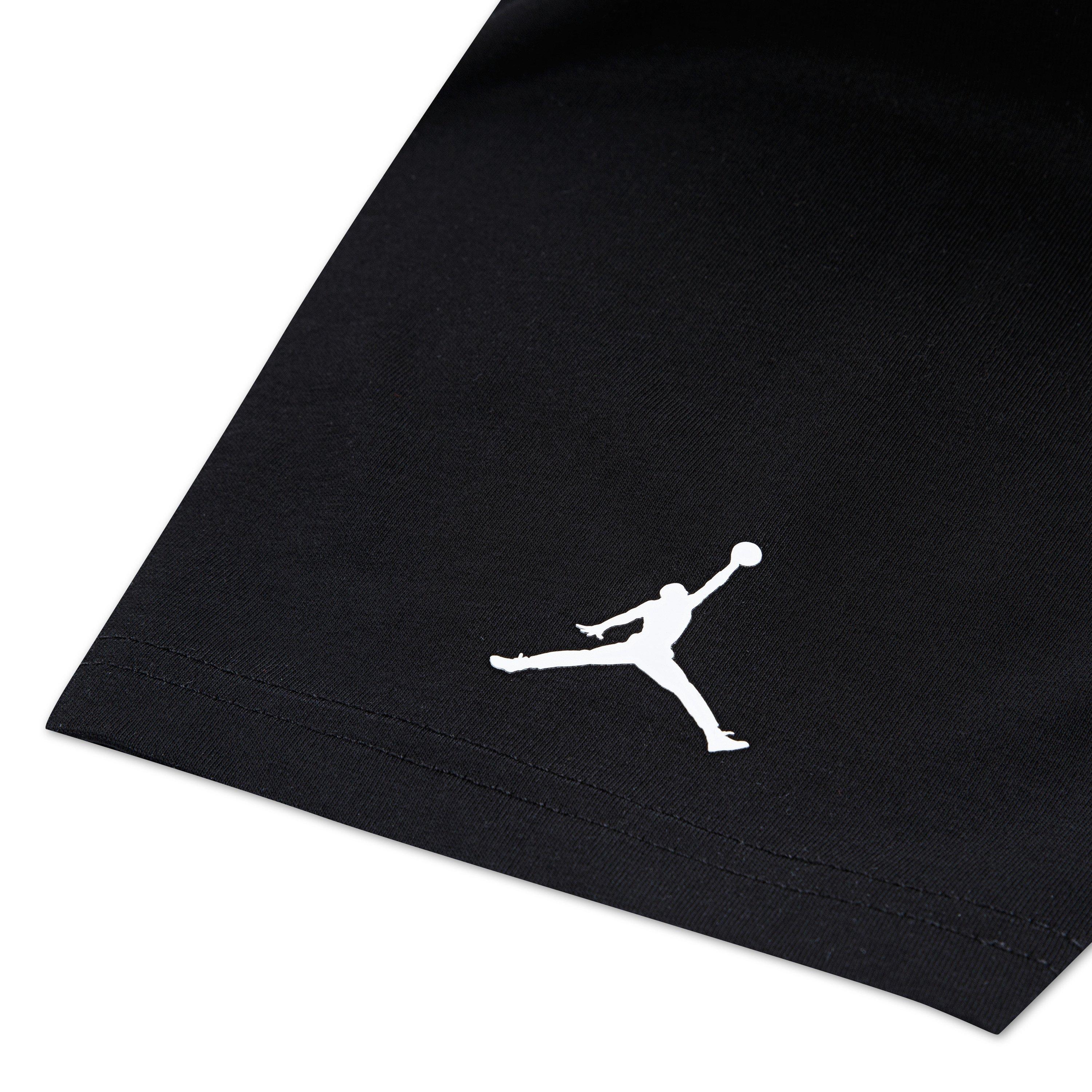 Jordan Big Kids' Compression Tee - BLACK Thumbnail View 9