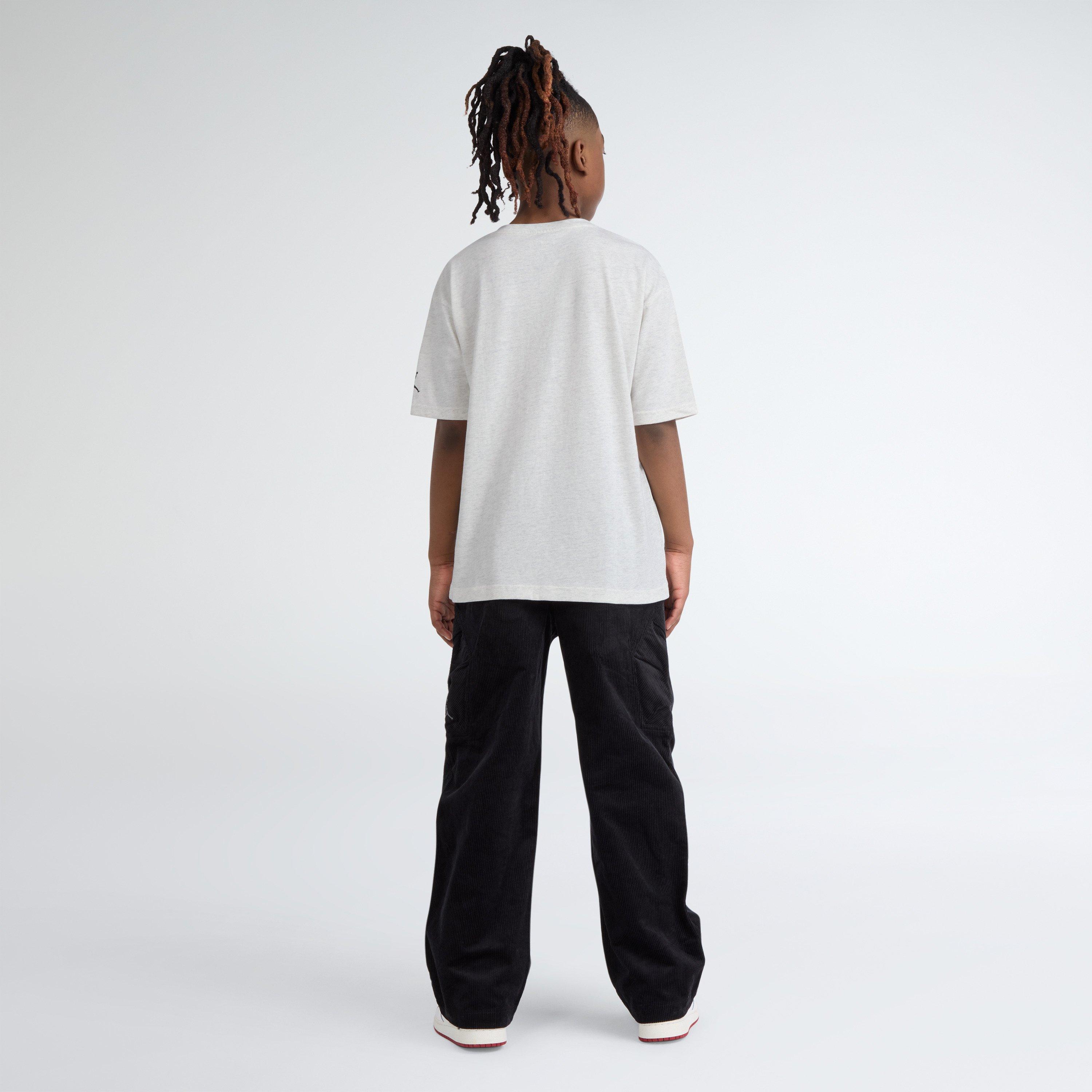 Jordan Big Kids' Slam Dunk Tee - GREY Thumbnail View 4