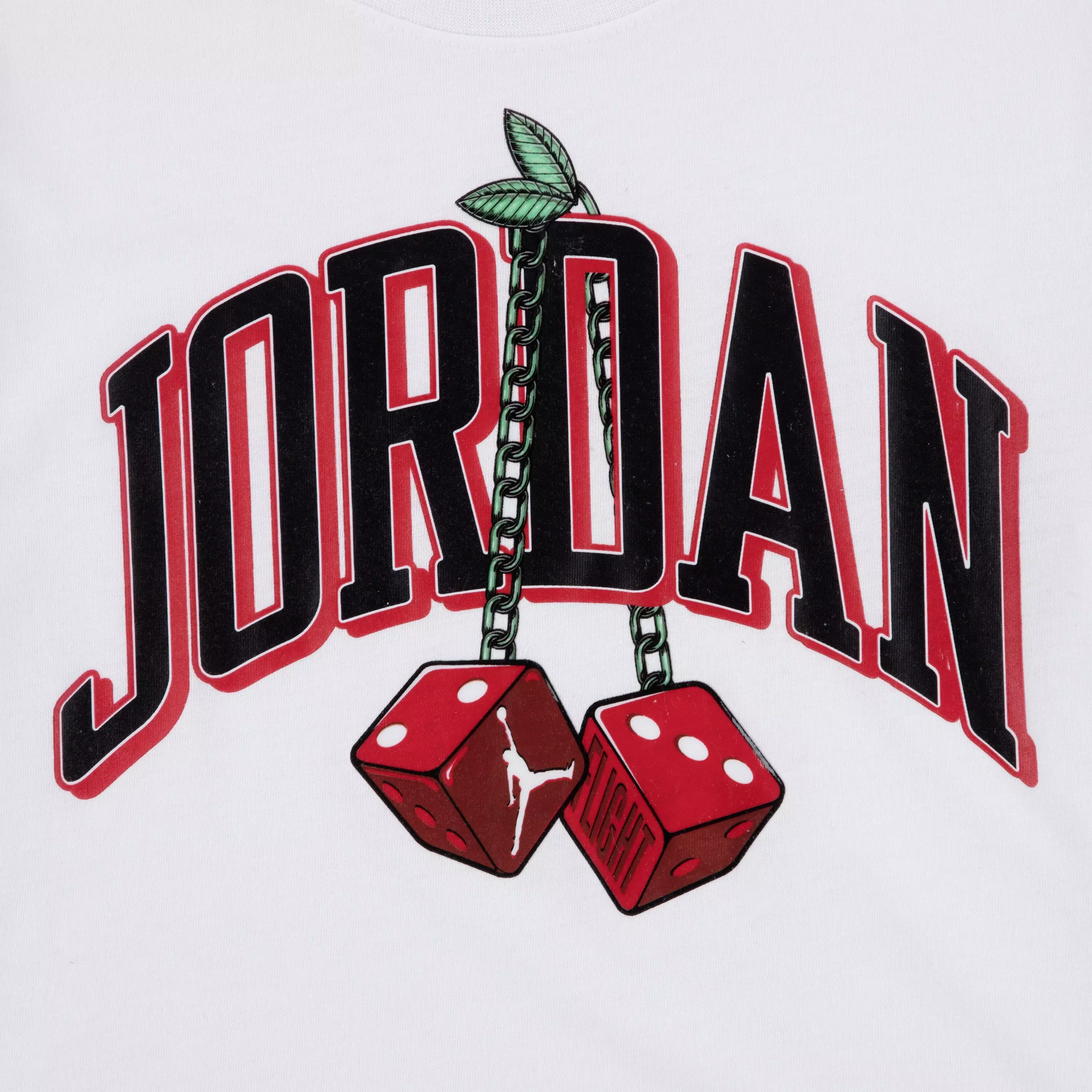Jordan Big Kids' Cherry AJ13 Tee - WHITE/RED