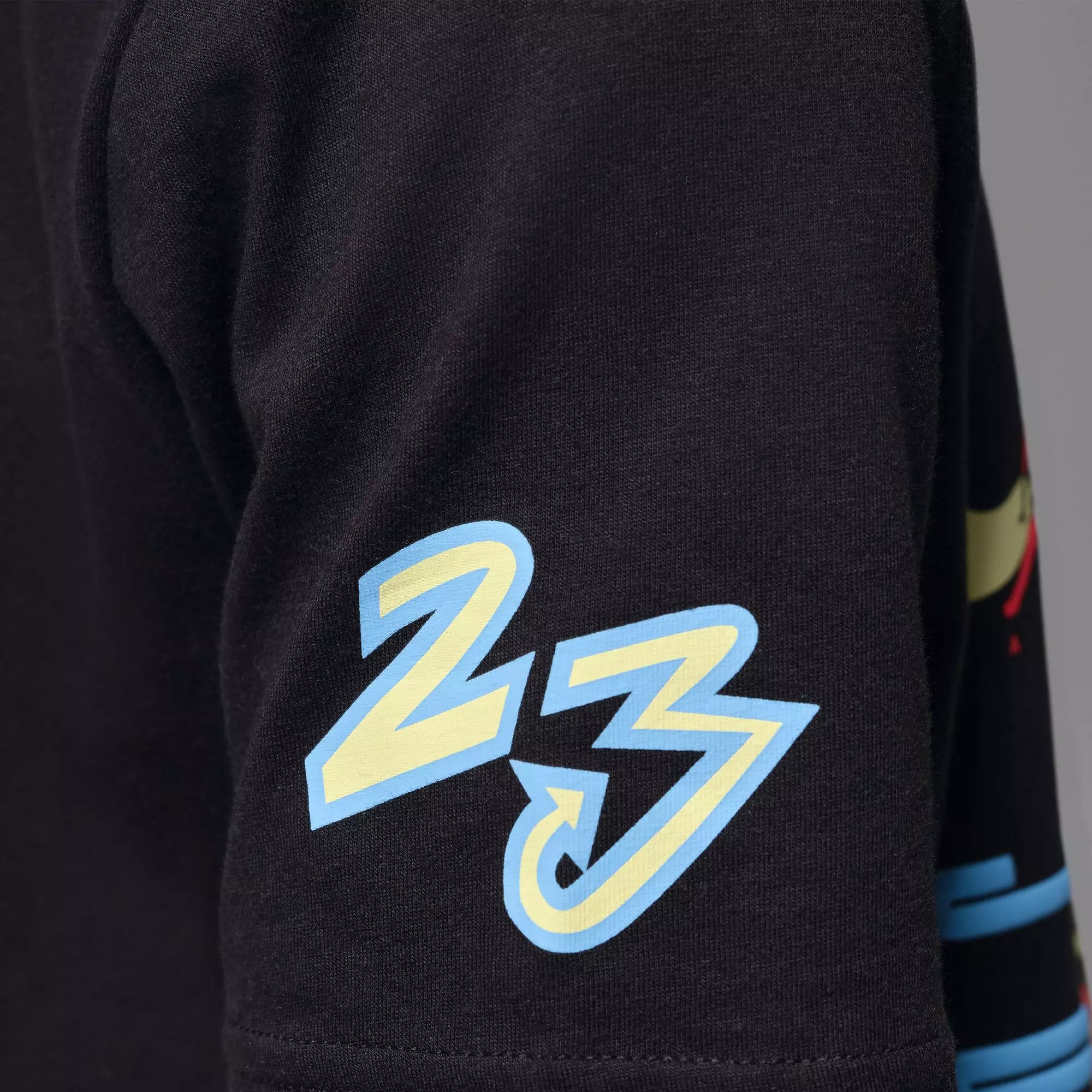 Jordan Big Kids' Dynasty Patch Tee - BLACK/MULTI