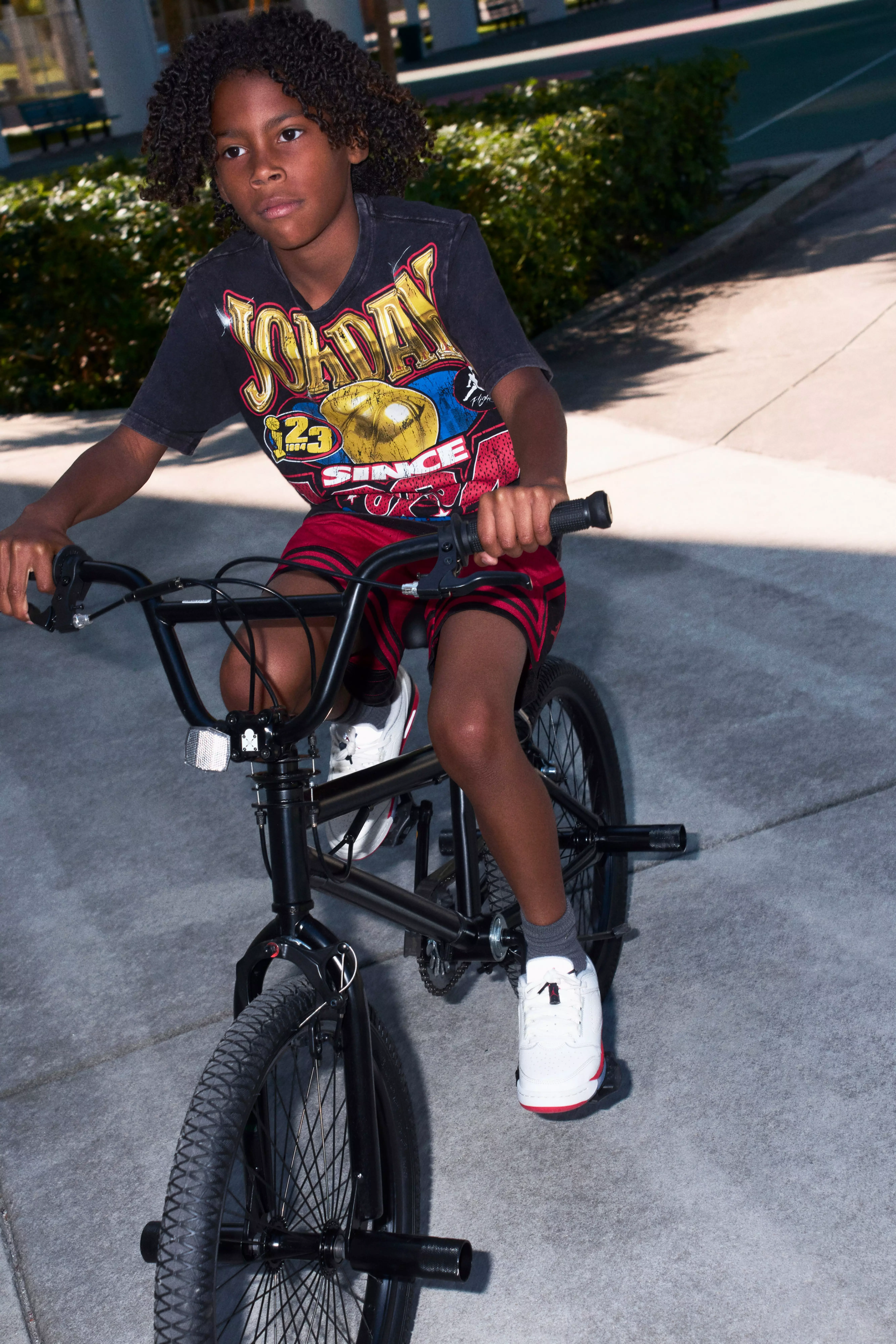 Jordan Big Kids' Since 84 Tee - BLACK