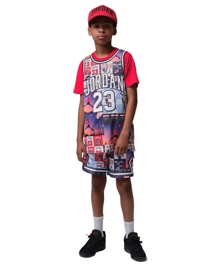 Nike Big Boys' Printed Shorts - MULTI-COLOR Thumbnail View 5