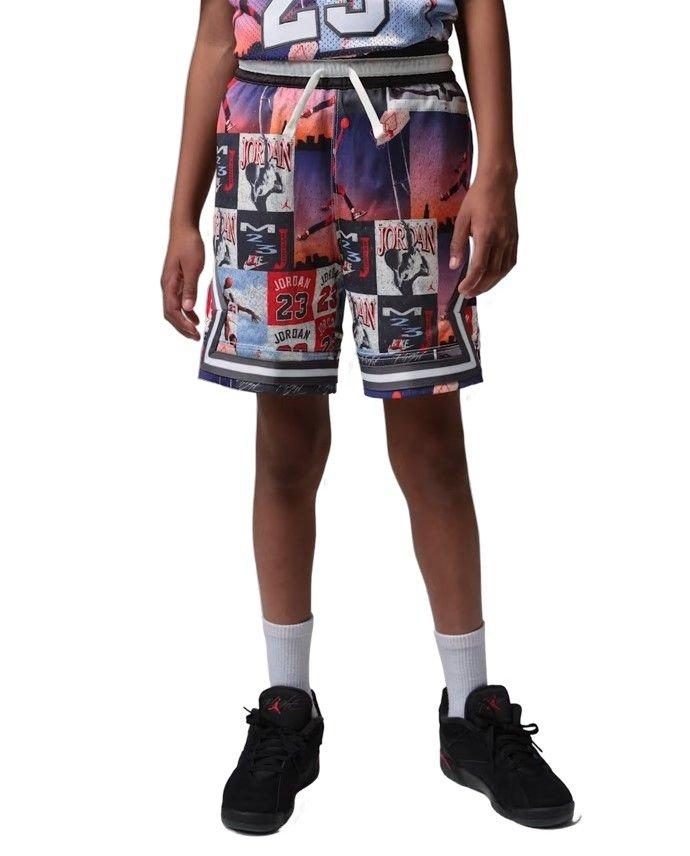 Jordan Big Boys' Printed Shorts - MULTI-COLOR Thumbnail View 6