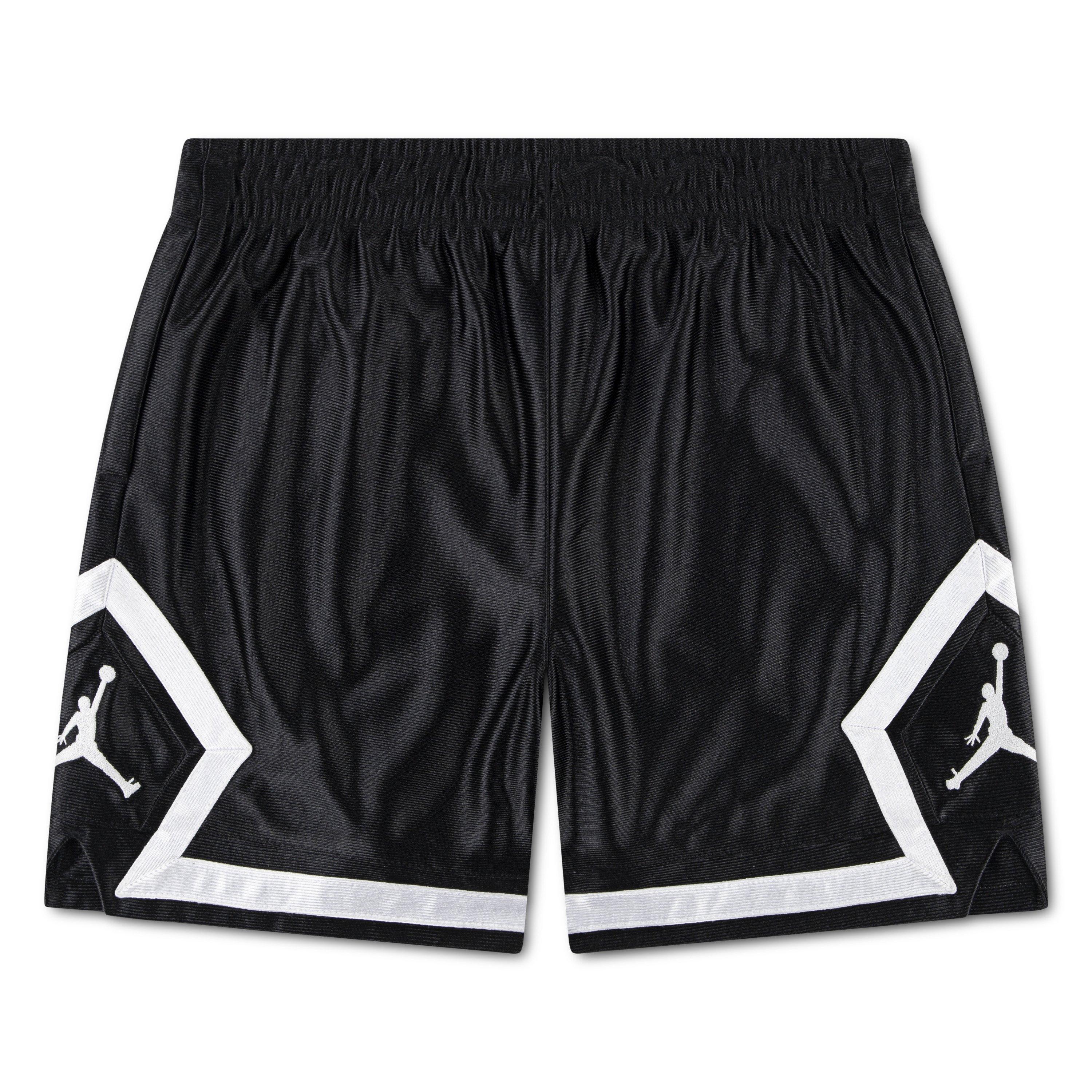 Jordan Big Girls' Durasheen Diamond Shorts - Black - BLACK Thumbnail View 1