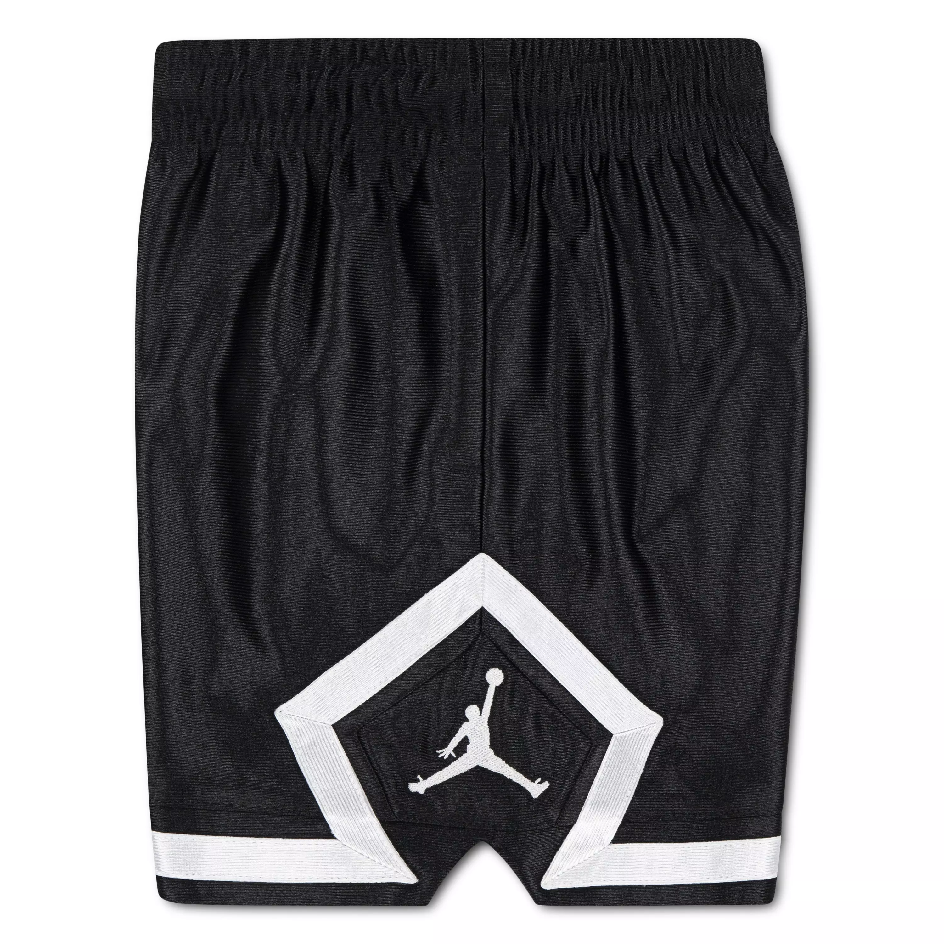 Jordan Big Girls' Durasheen Diamond Shorts - Black - BLACK