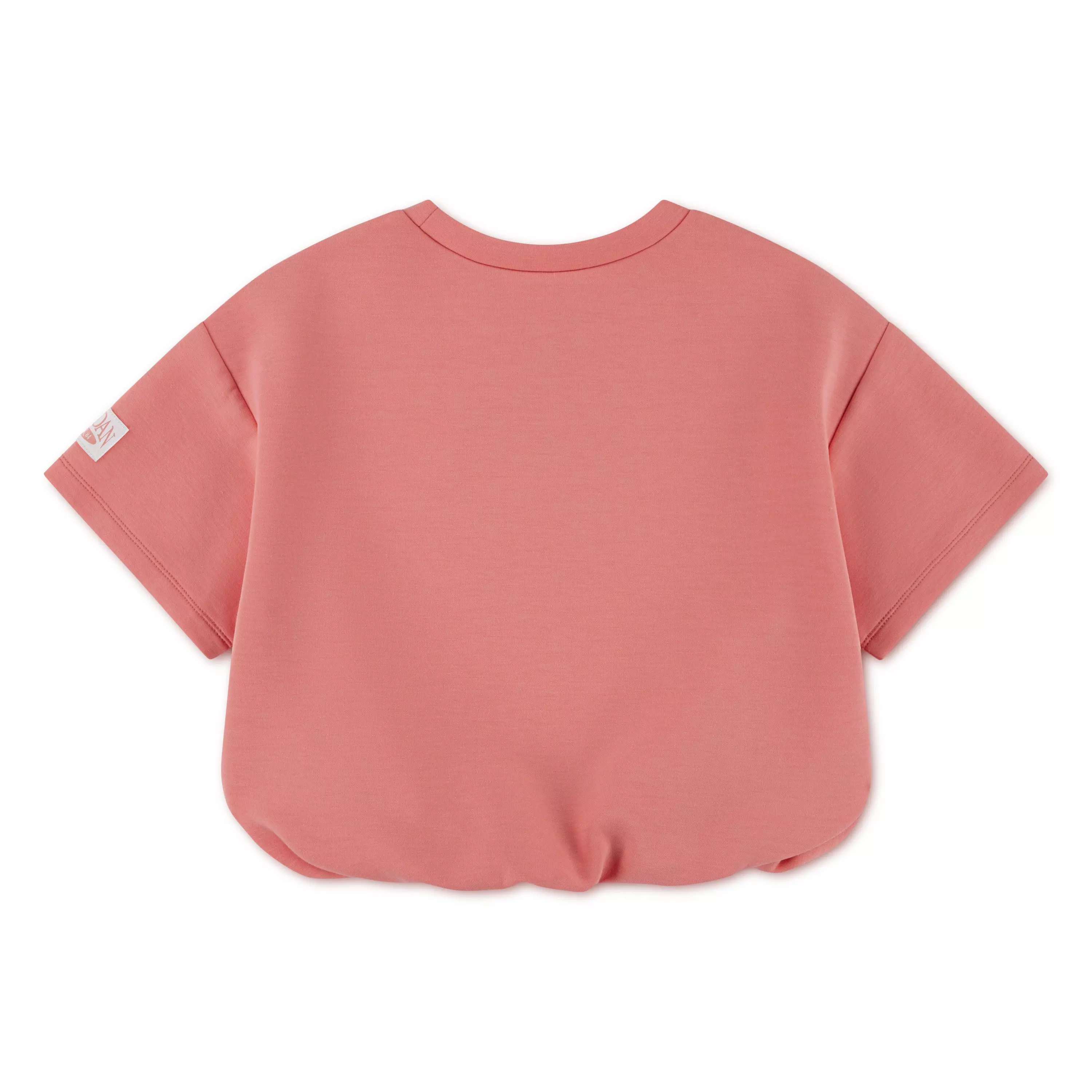Jordan Big Girls' Flower of Friendship Bubble Hem Tee - SALMON