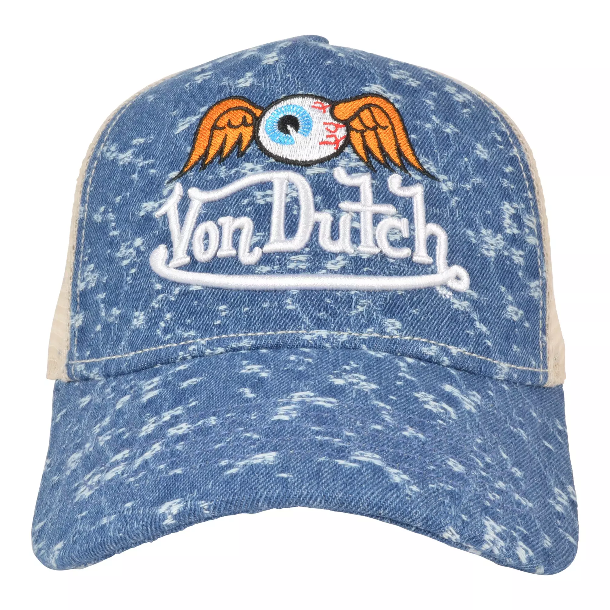 Von Dutch Miller Trucker Hat-Blue - NAVY