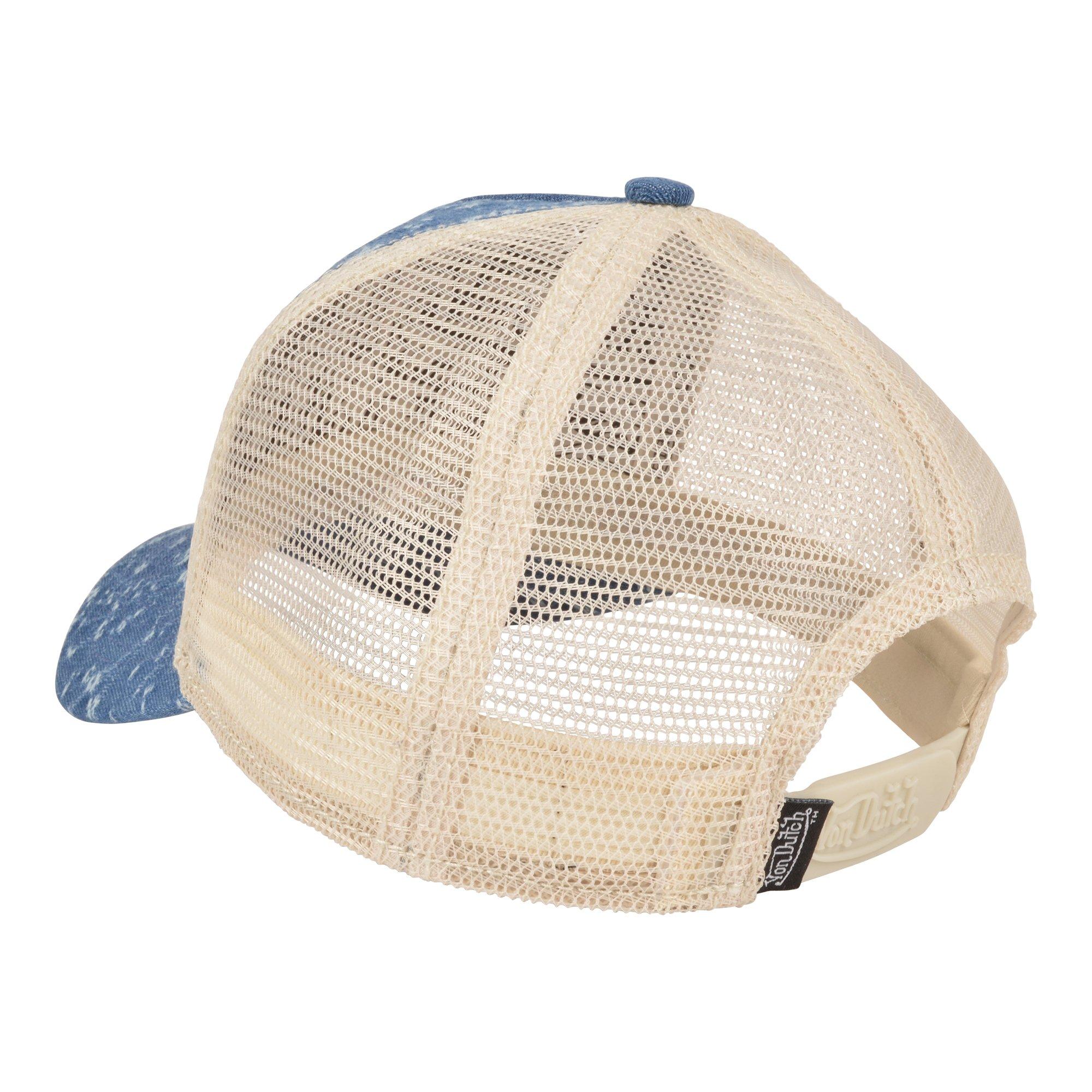 Von Dutch Miller Trucker Hat-Blue - NAVY Thumbnail View 4