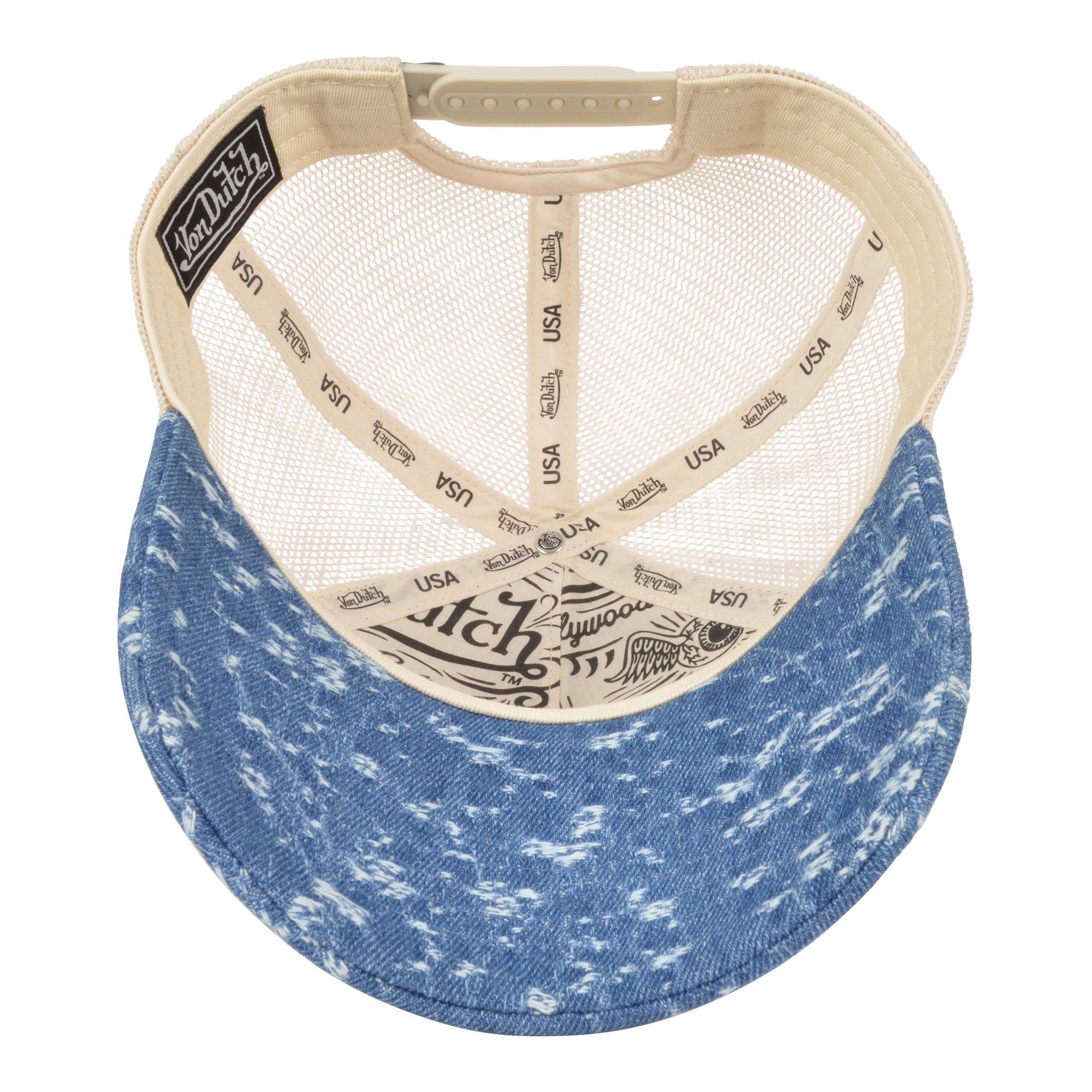Von Dutch Miller Trucker Hat-Blue - NAVY Thumbnail View 5