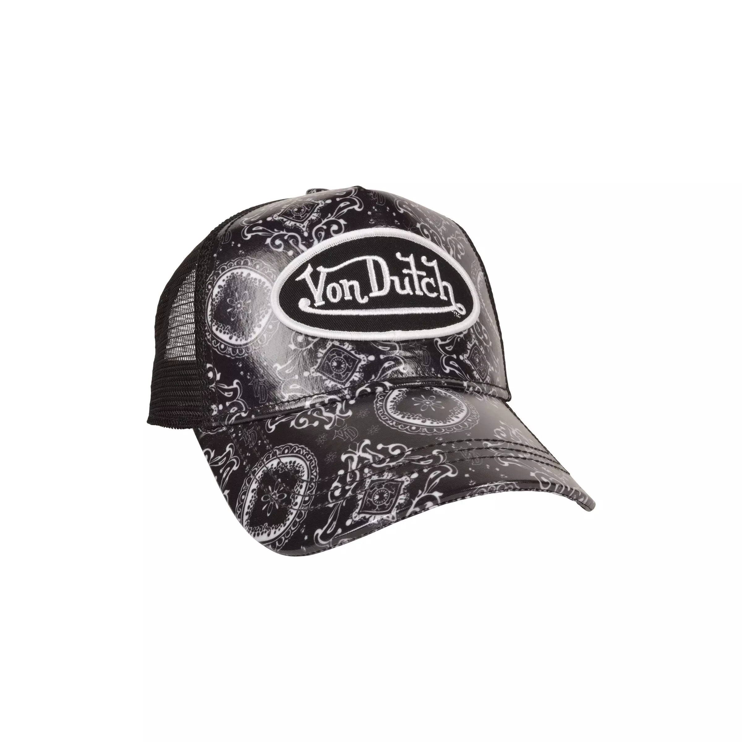 Von Dutch Bandit Trucker Hat-Black - BLACK