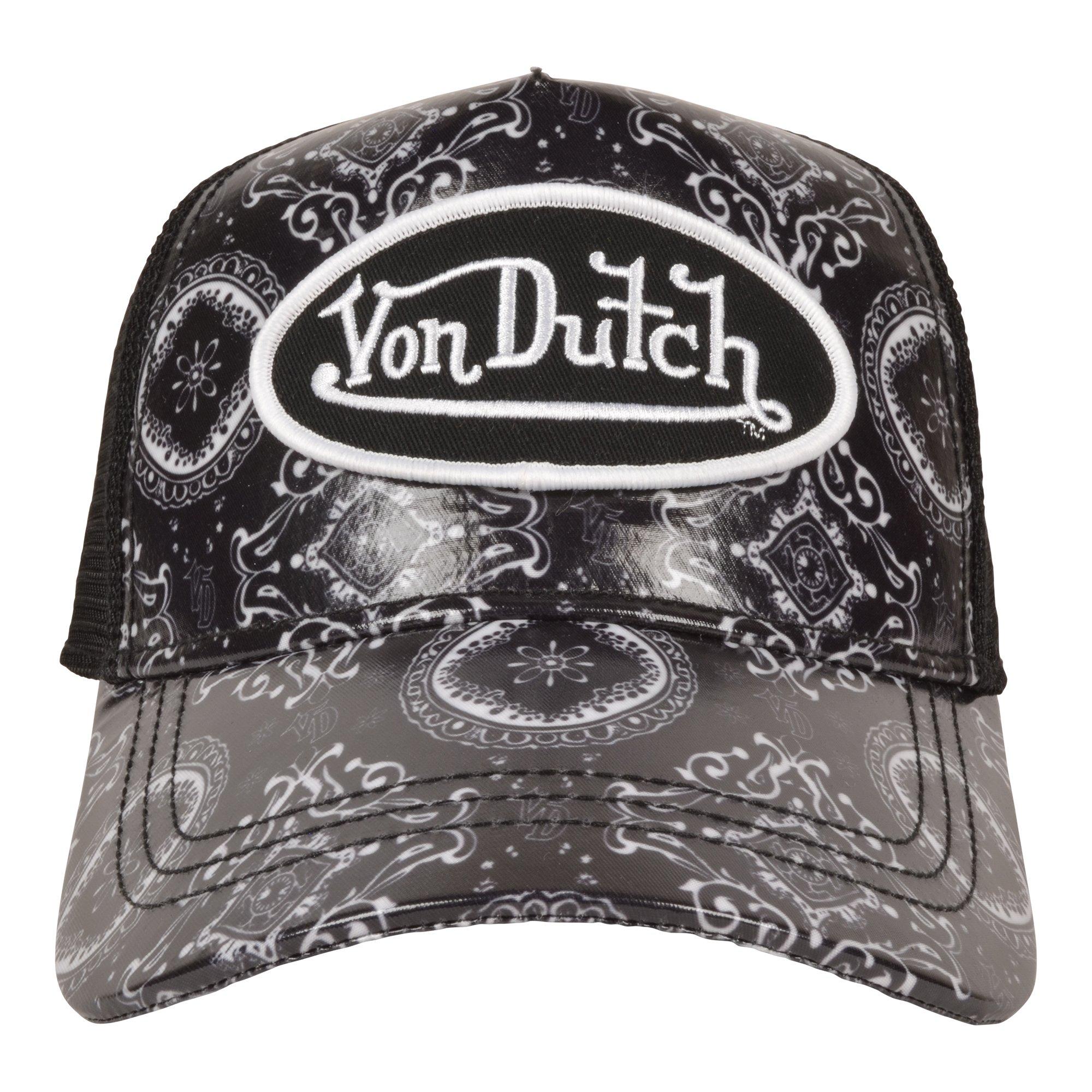 Von Dutch Bandit Trucker Hat-Black - BLACK Thumbnail View 3