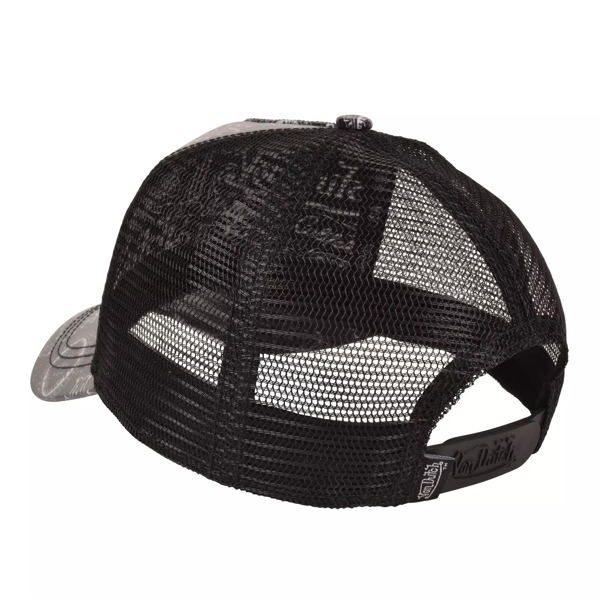 Von Dutch Bandit Trucker Hat-Black - BLACK