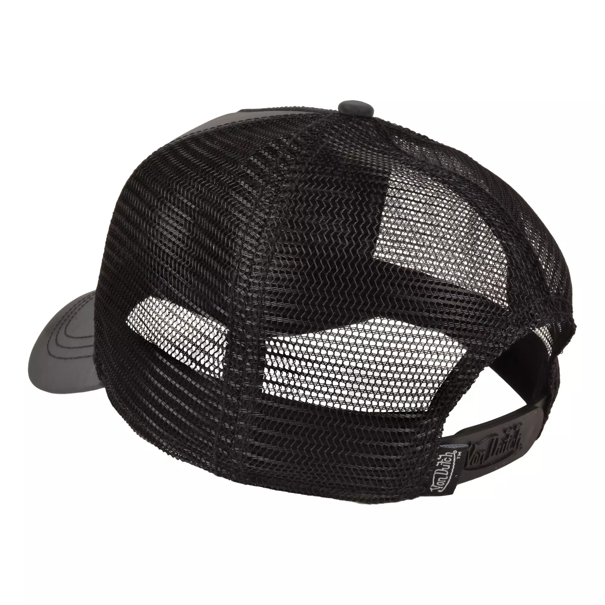 Von Dutch Reflective Night Vision Trucker Hat - Black - BLACK